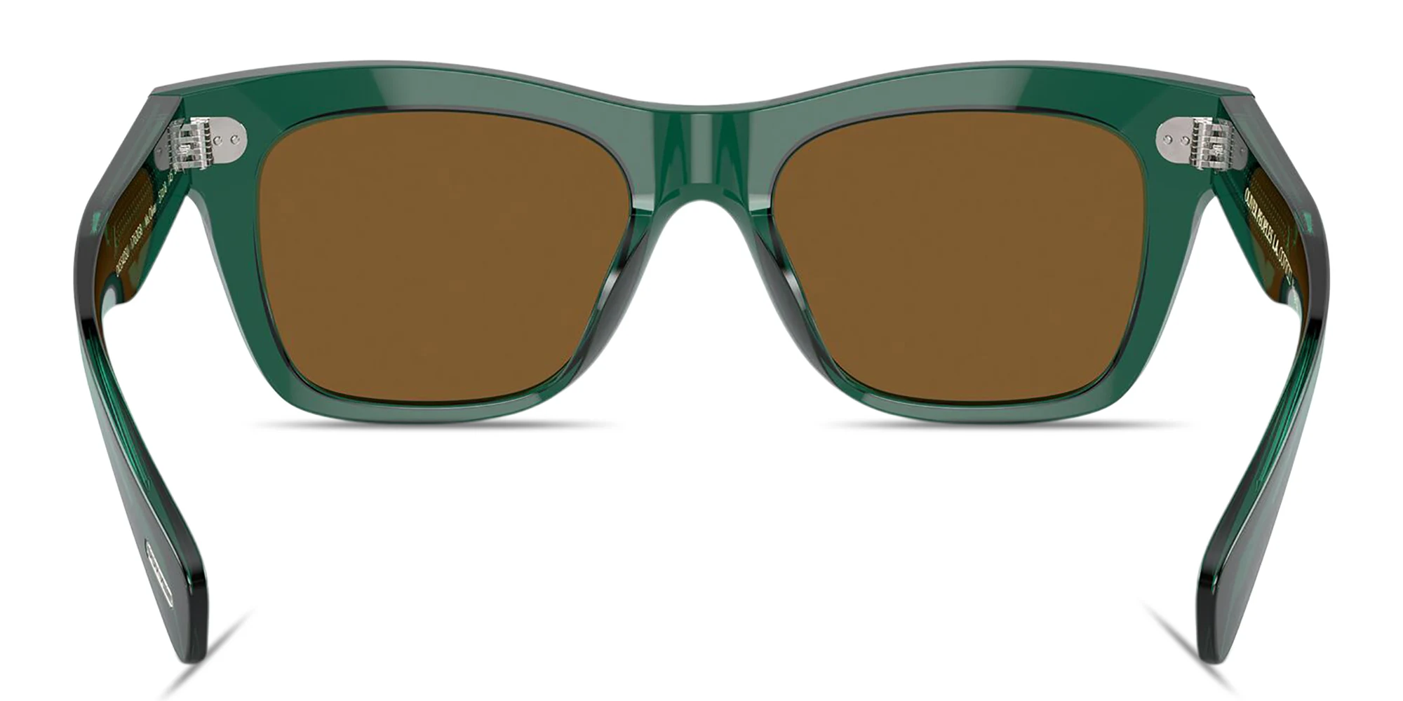 Shop OLIVER PEOPLES Ms. Oliver Pillow Sunglasses in Translucent Dark Teal online.