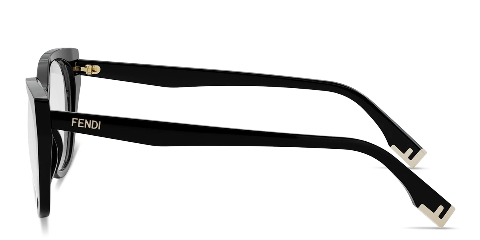 Shop FENDI Fendi Way Cat-Eye Eyeglasses in Black online.
