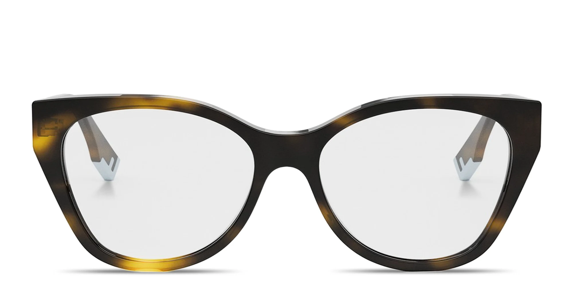 Shop FENDI Fendi Way Cat-Eye Eyeglasses in Havana online.