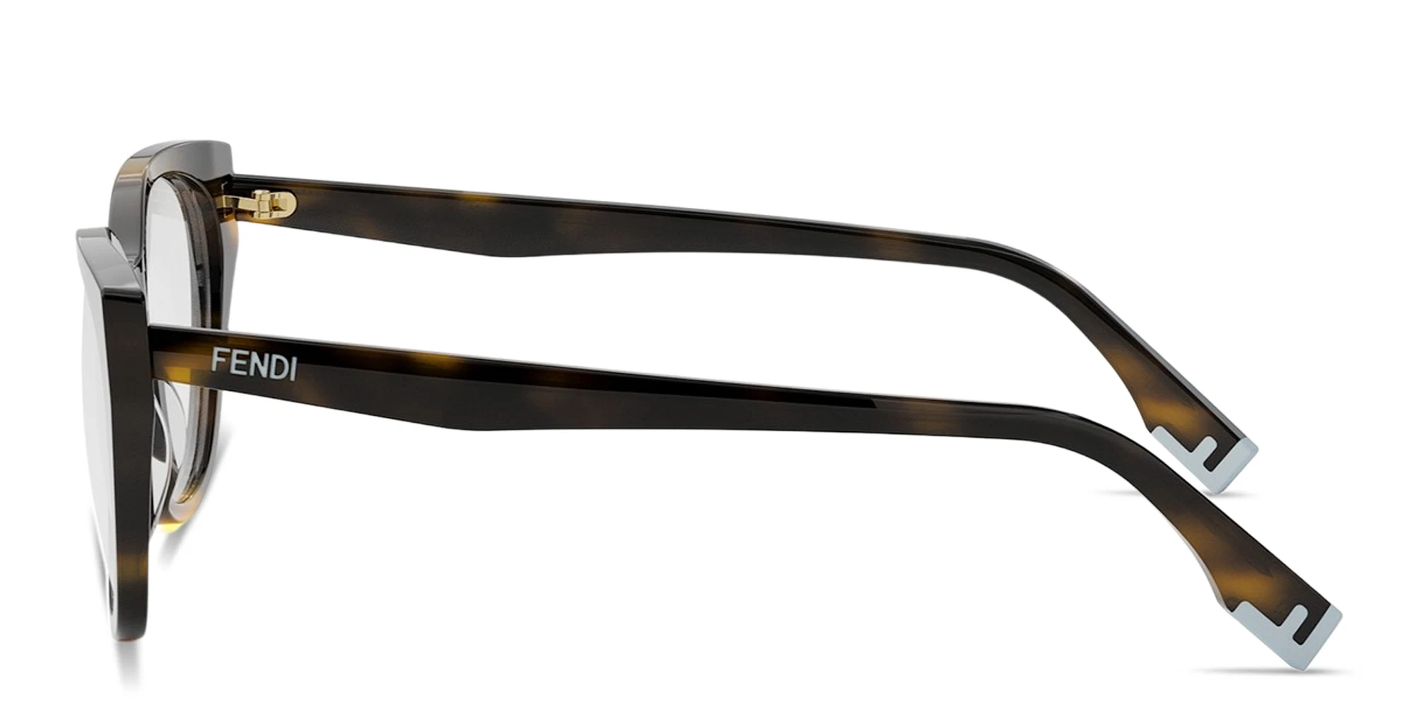 Shop FENDI Fendi Way Cat-Eye Eyeglasses in Havana online.