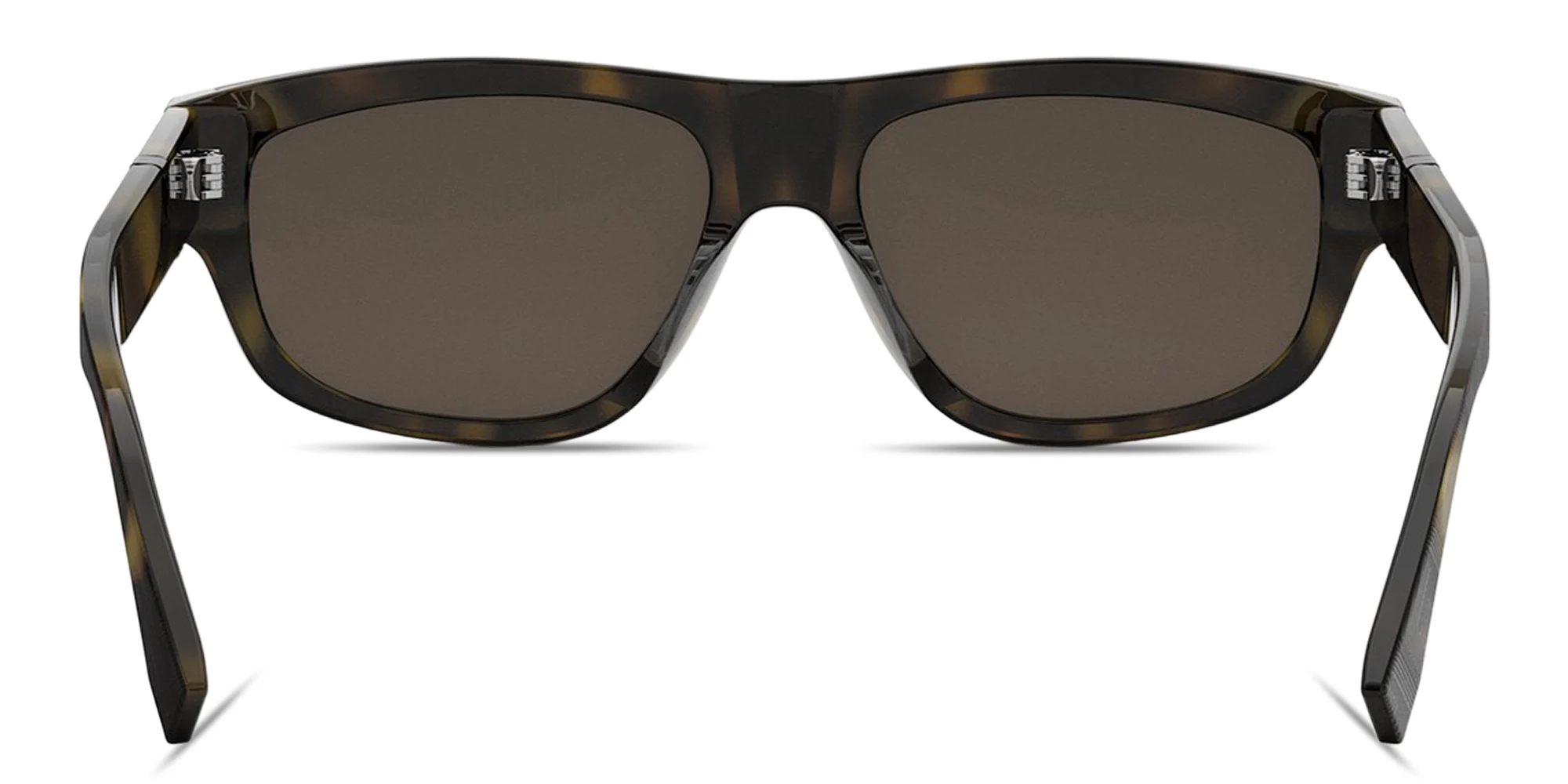 Shop FENDI Diagonal Rectangle Sunglasses in Havana online.