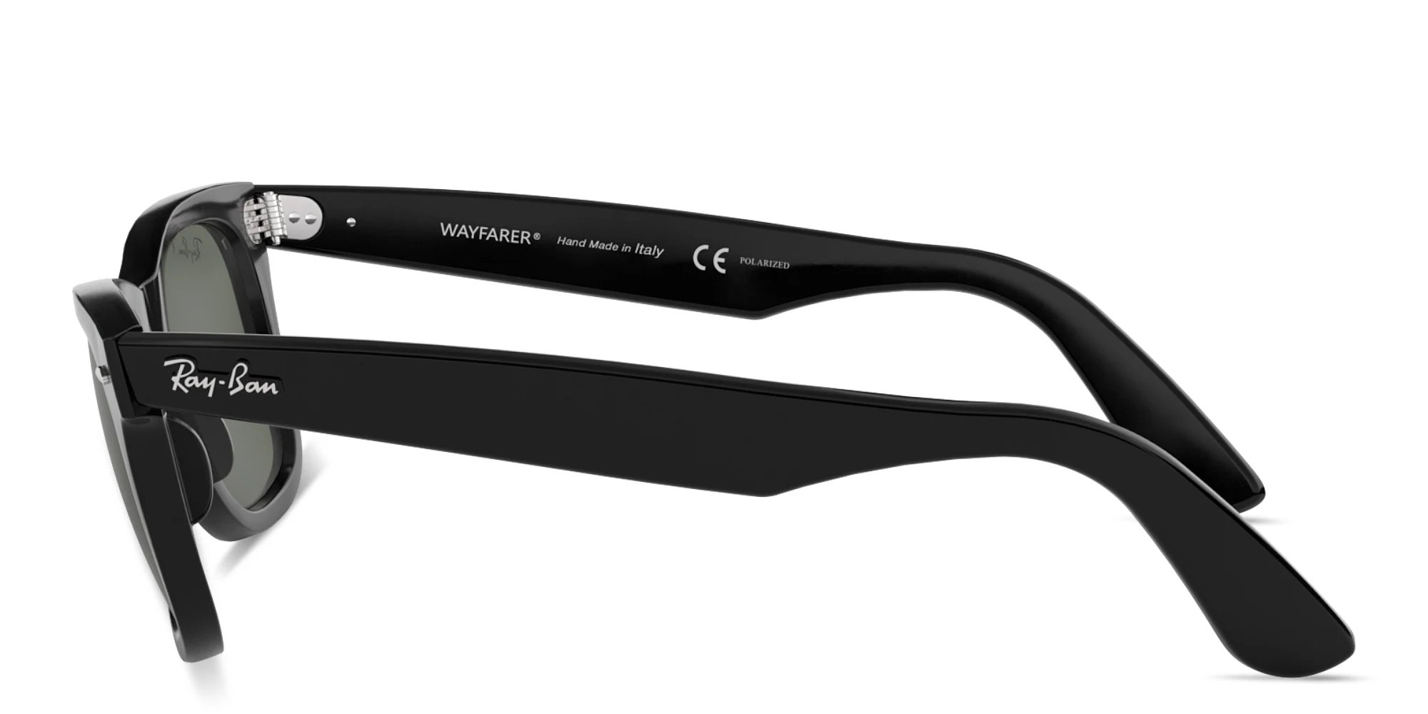 Shop Ray-Ban Original Wayfarer Classic Unisex Square Sunglasses in Black online.