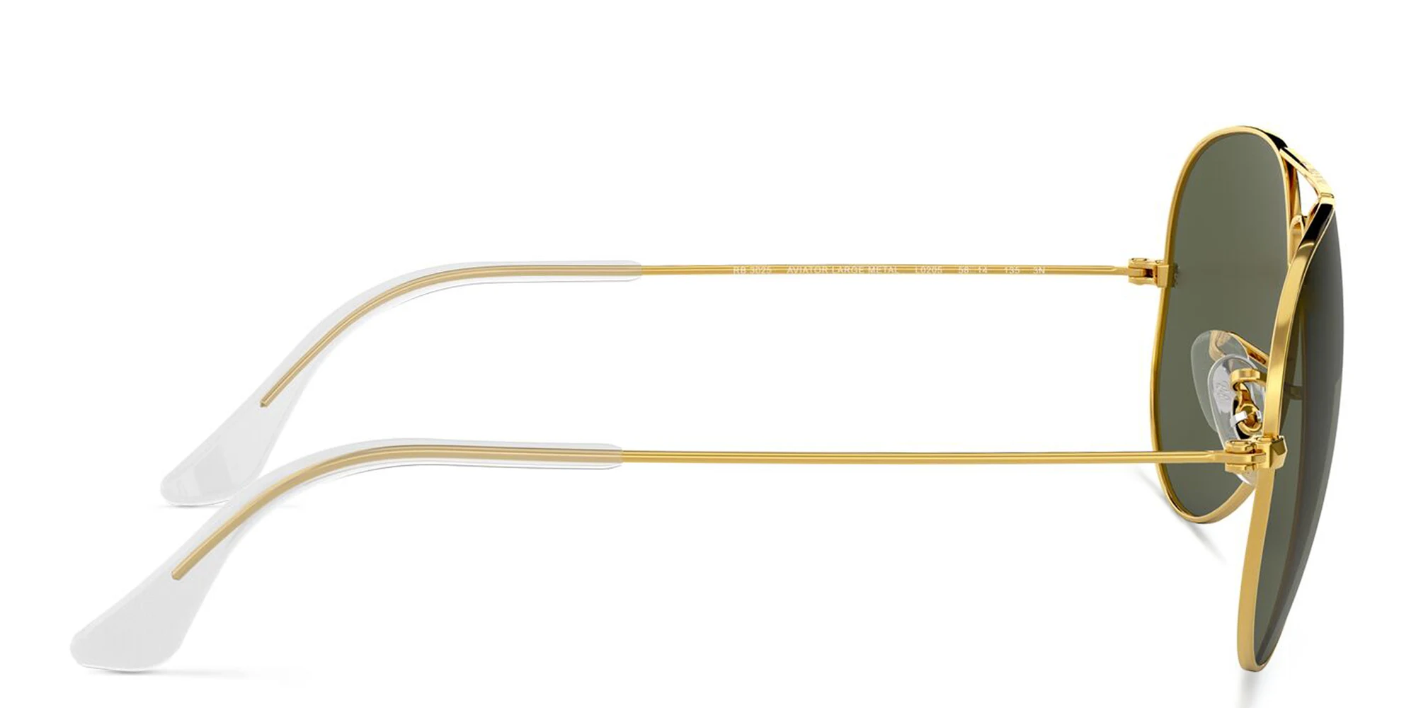 Shop Ray-Ban Pilot Classic Sunglasses in Gold online.