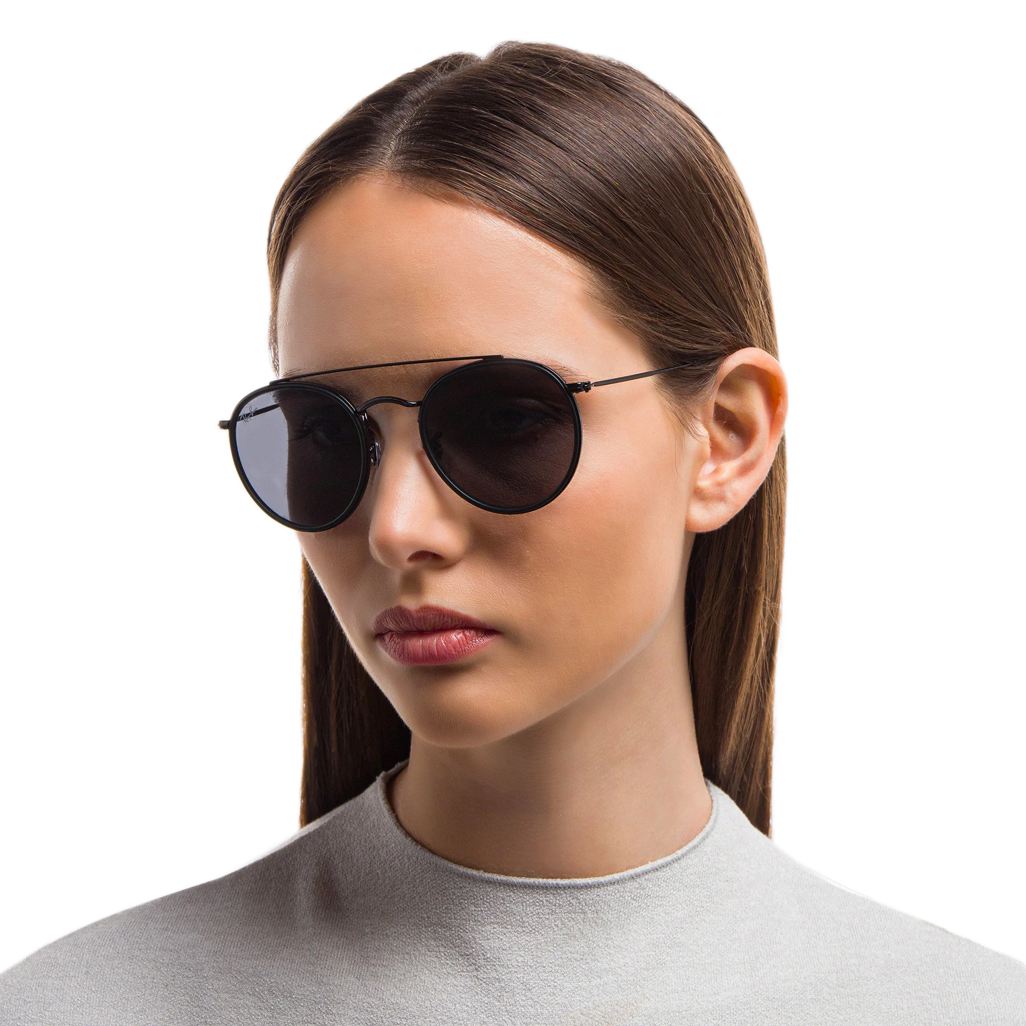 Shop Ray-Ban Pilot Classic Sunglasses in Black online.