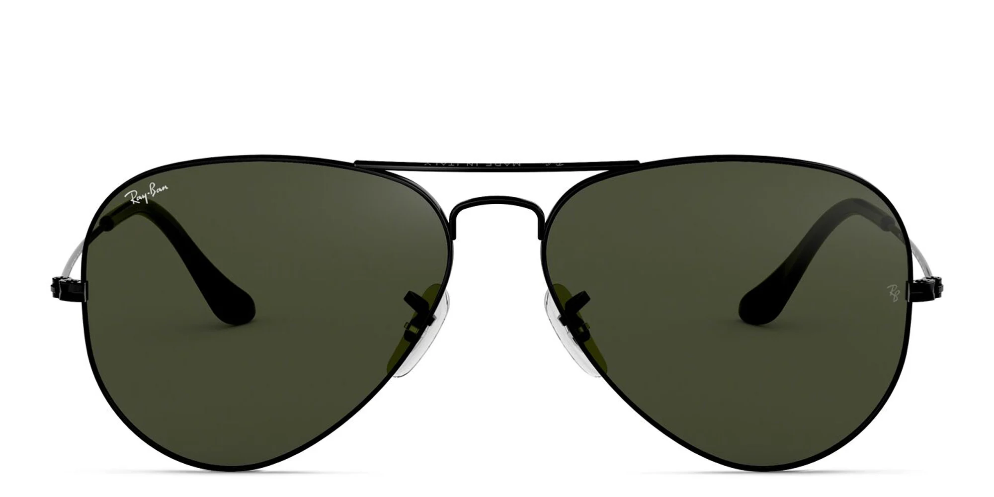 Shop Ray-Ban Pilot Classic Sunglasses in Black online.