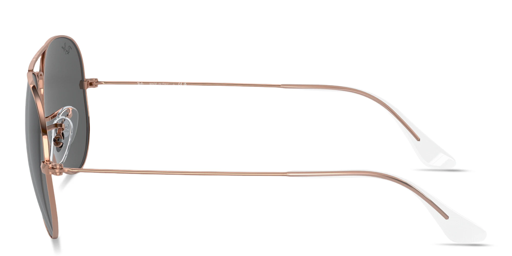 Shop Ray-Ban Aviator Pilot Sunglasses in Rose Gold online.
