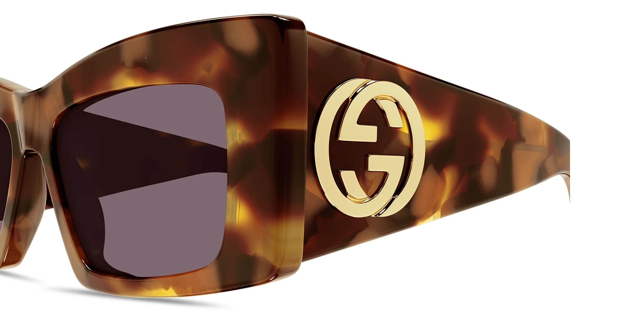 Shop GUCCI GG Cat-Eye Sunglasses in Havana online.