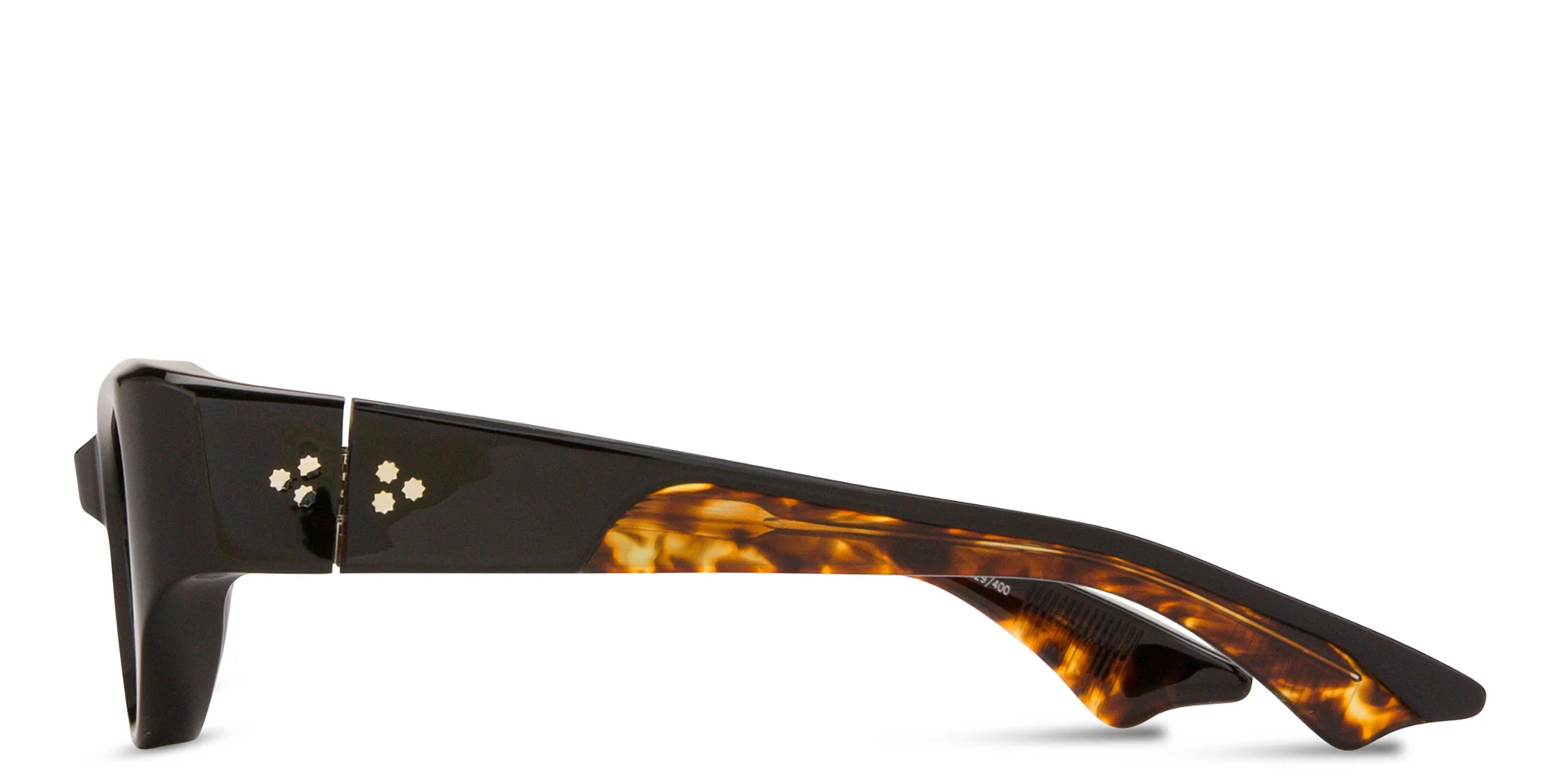 Shop JACQUES MARIE MAGE Seymour Cat-Eye Sunglasses in Black online.