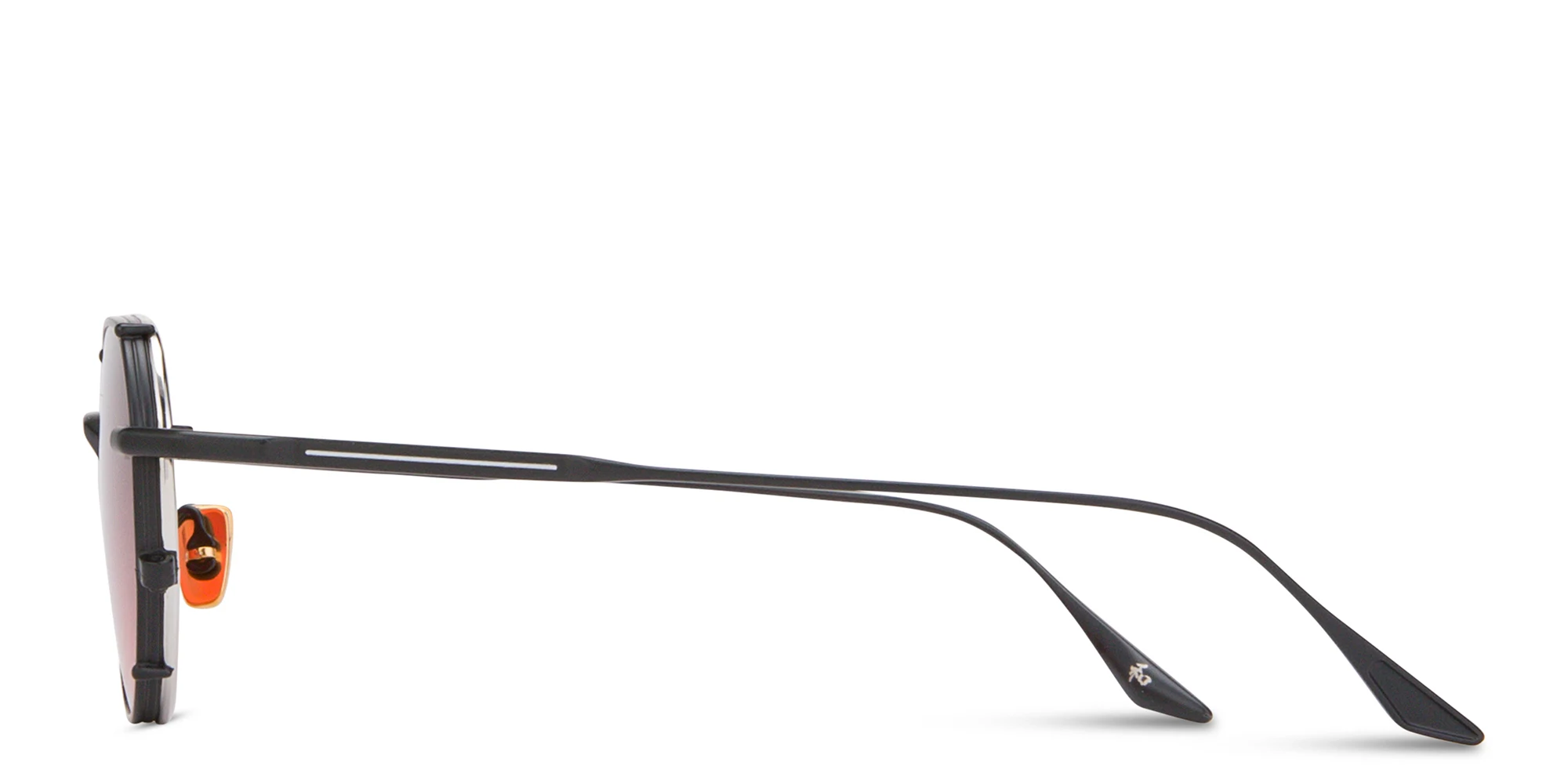 Shop JACQUES MARIE MAGE Hartana Unisex Panthos Sunglasses in Black online.