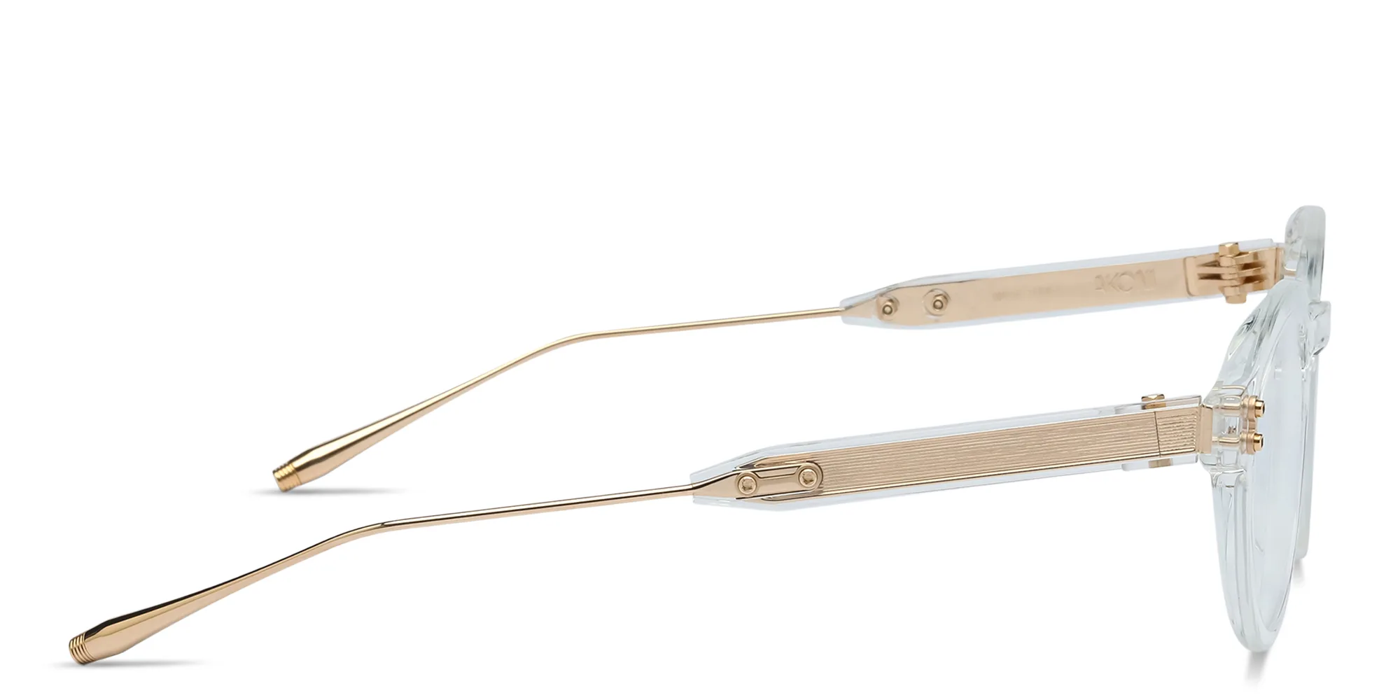 تسوق نظارات طبية وايز ثري طراز بانتوس للجنسين آكوني بلون كريستال كلير أونلاين.