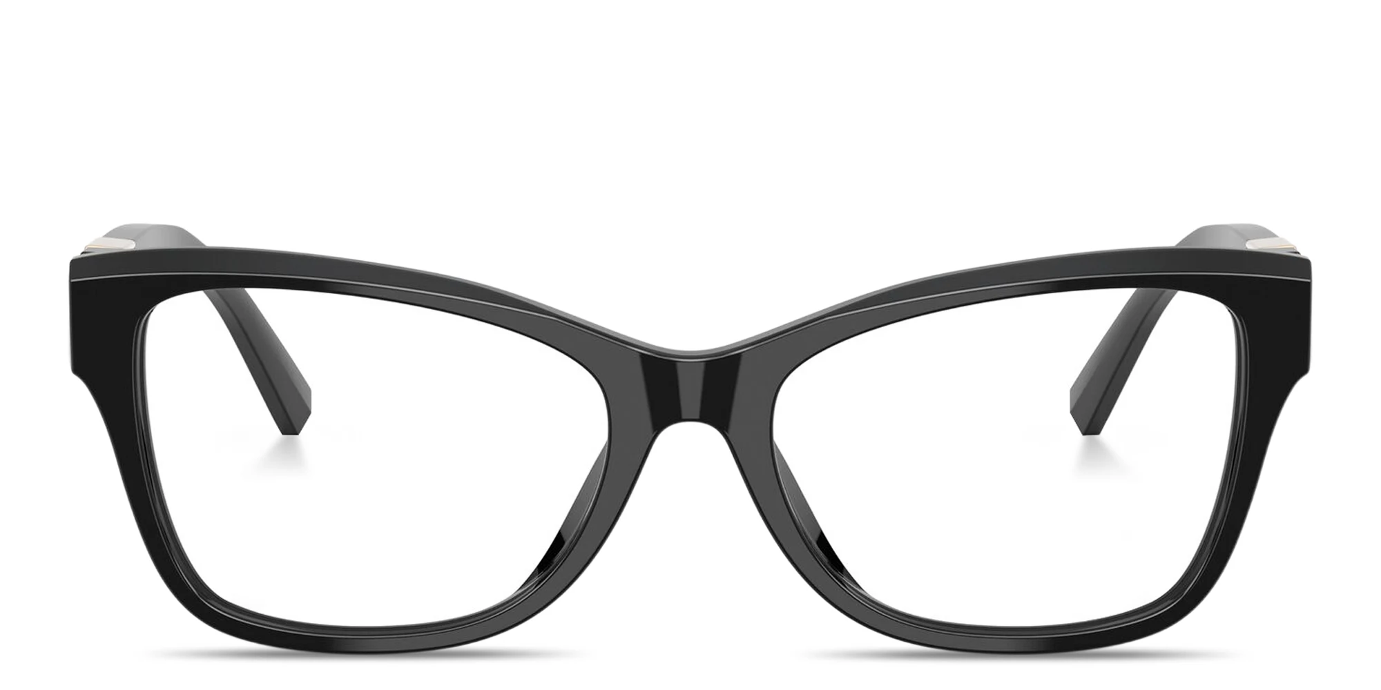 Shop TIFFANY T Motif Cat-Eye Eyeglasses in Black online.