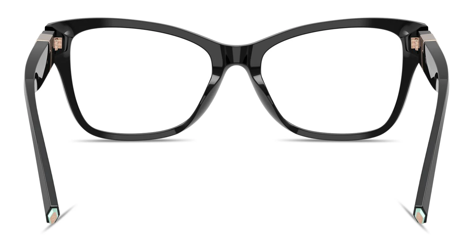 Shop TIFFANY T Motif Cat-Eye Eyeglasses in Black online.