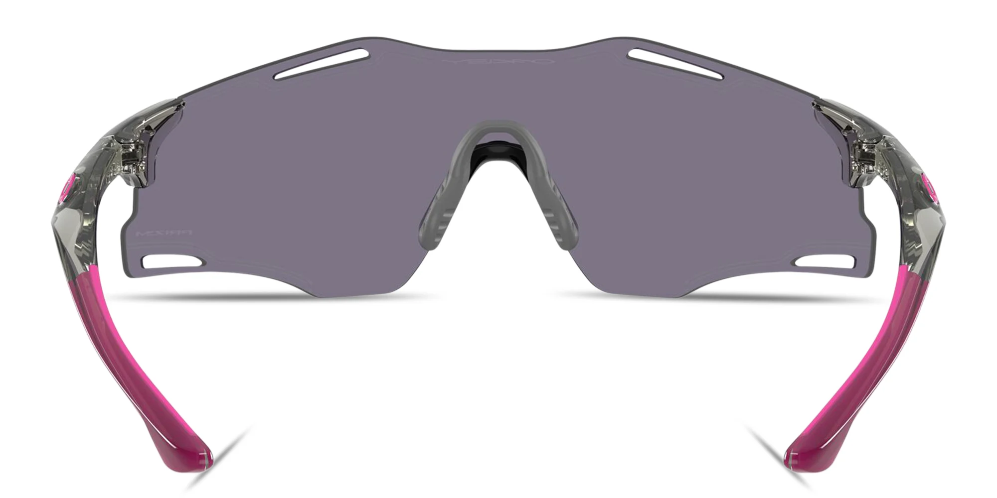 Shop Oakley Cybr Zero Unisex Rimless Rectangle Sunglasses in Grey online.