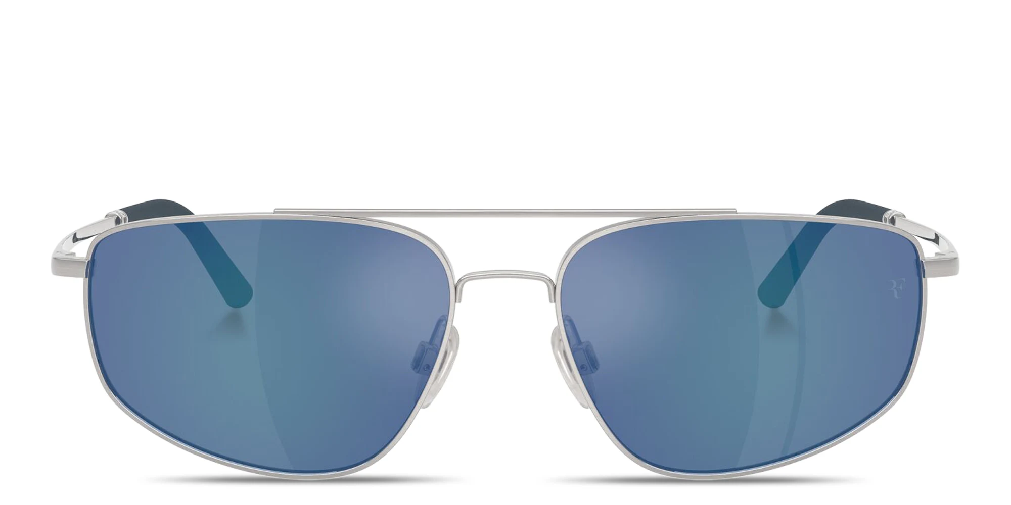 Shop OLIVER PEOPLES Unisex Aviator Sunglasses in Silver online.