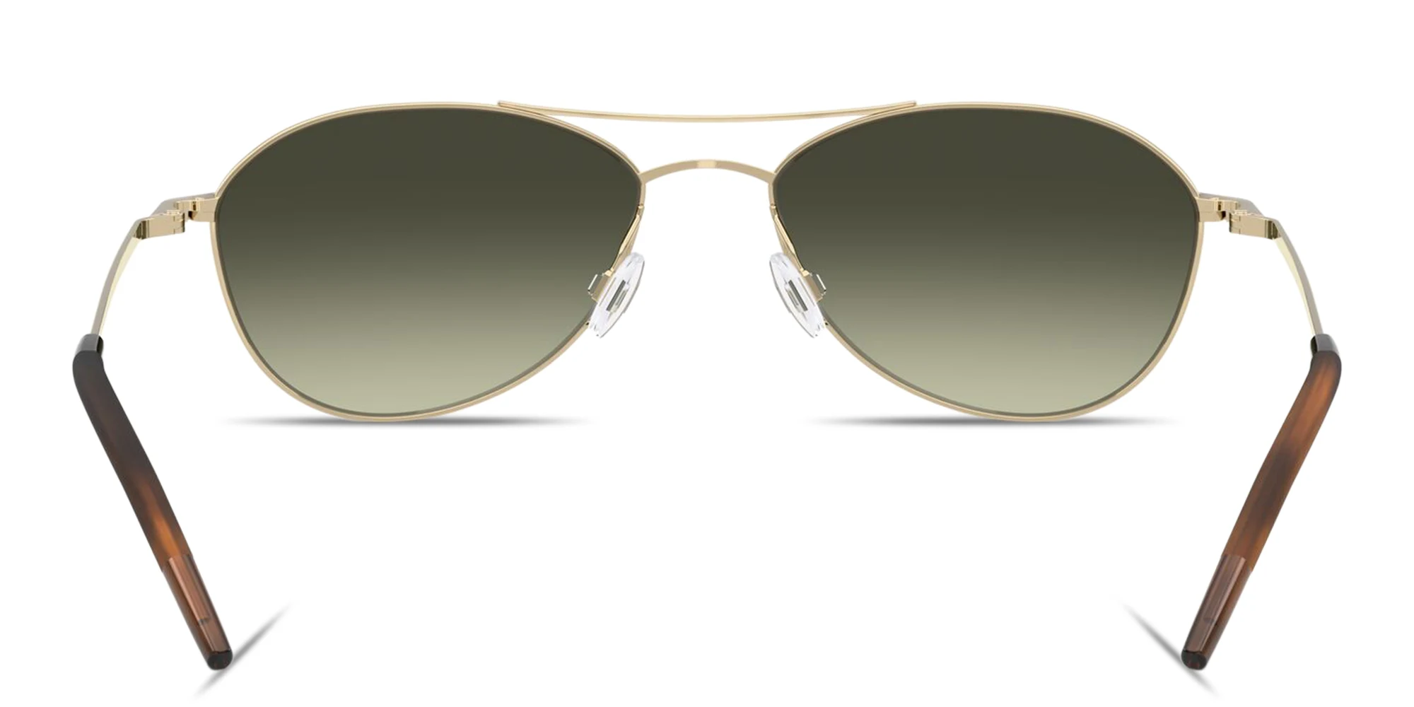 Shop OLIVER PEOPLES Aero II Unisex Pilot Sunglasses in Gold online.