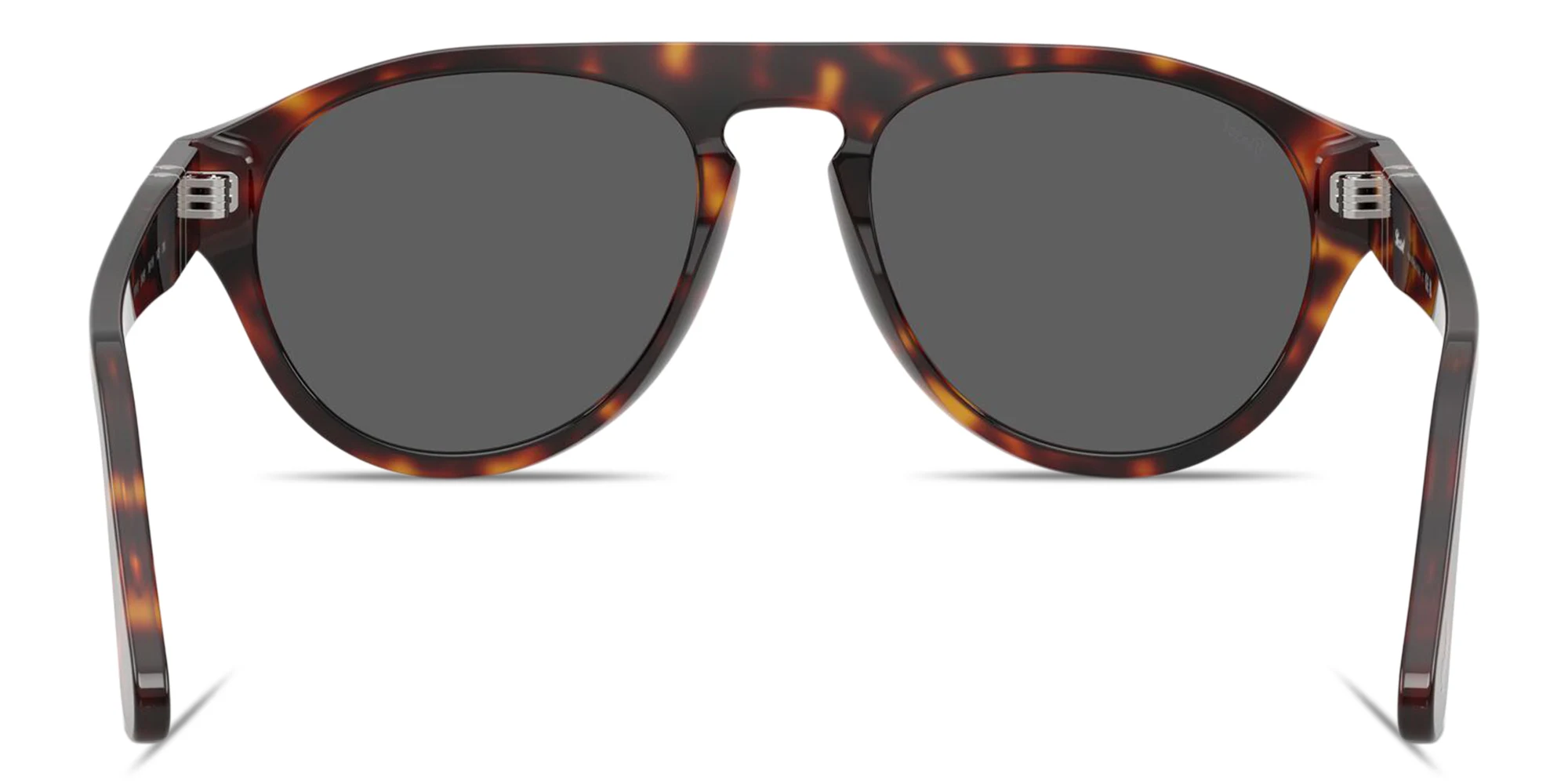 Shop PERSOL Arrow Emblem Unisex Aviator Sunglasses in Havana online.