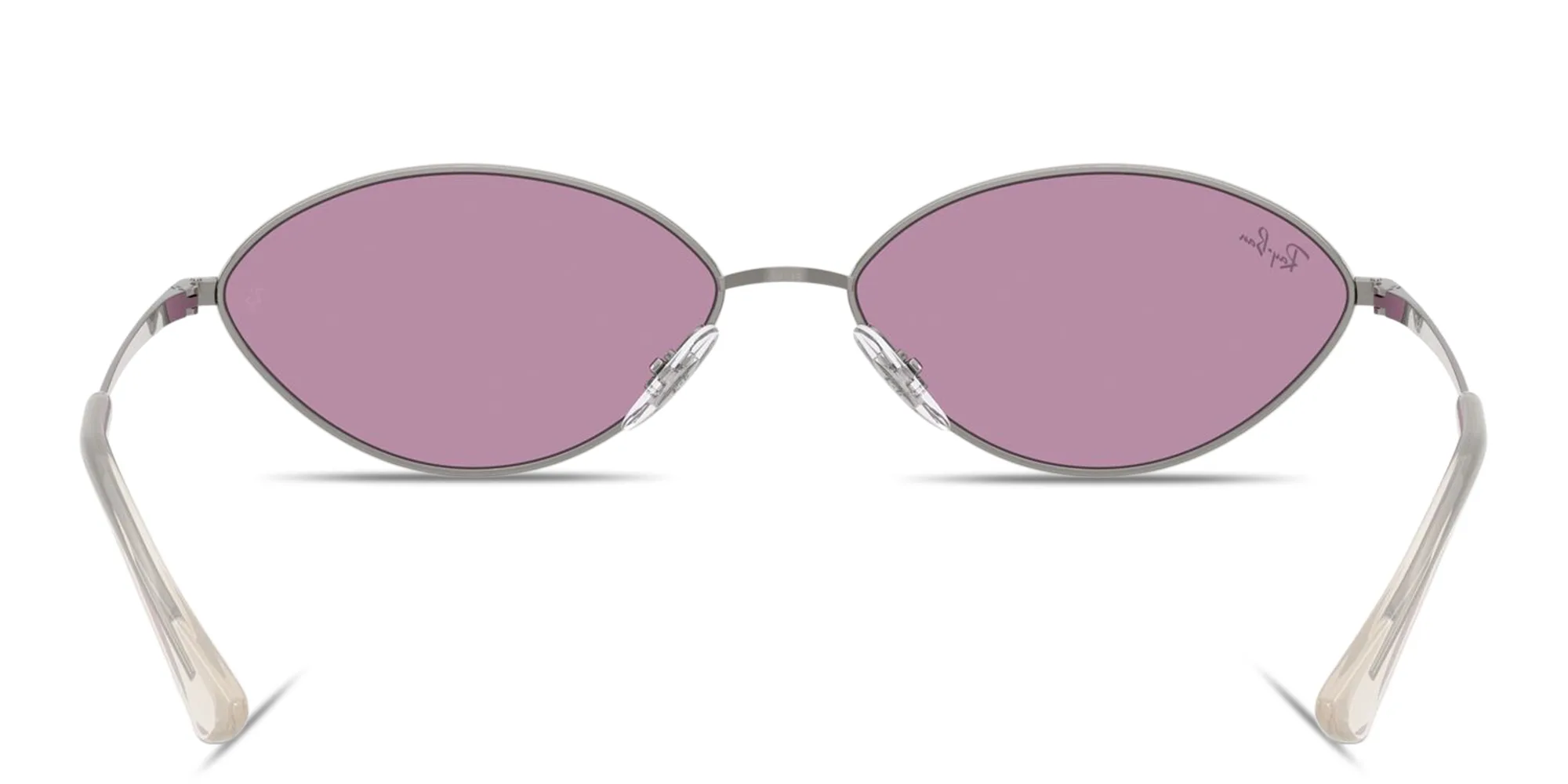 Shop Ray-Ban Kai Unisex Oval Sunglasses in Gunmetal online.