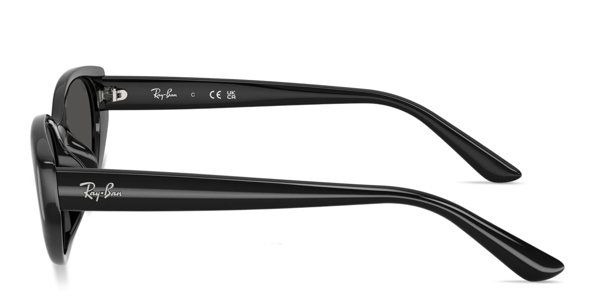 Shop Ray-Ban Logo Signature Unisex Pillow Sunglasses in Black online.
