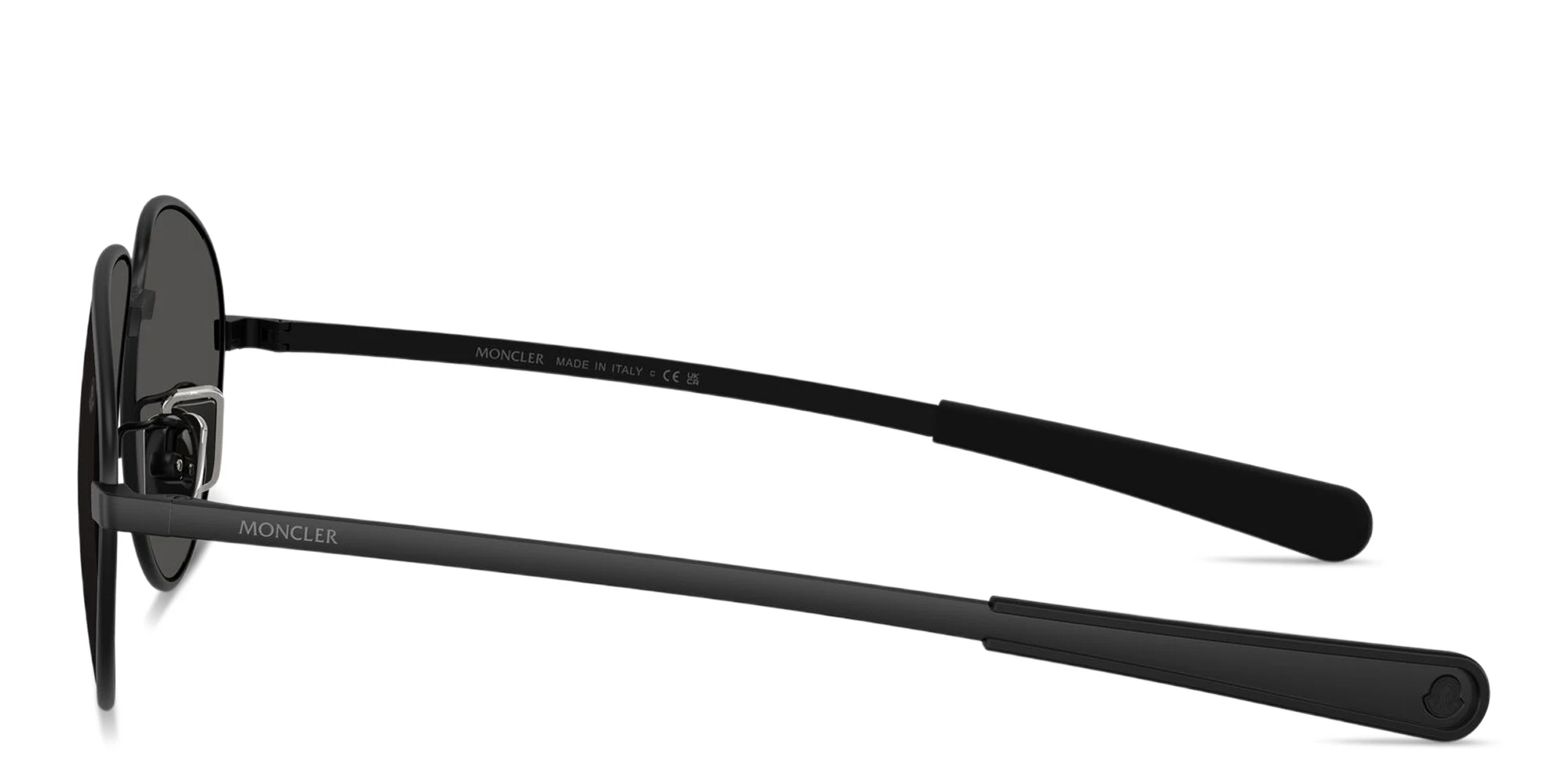 Shop Moncler Vizla Unisex Pilot Sunglasses in Matte Black online.
