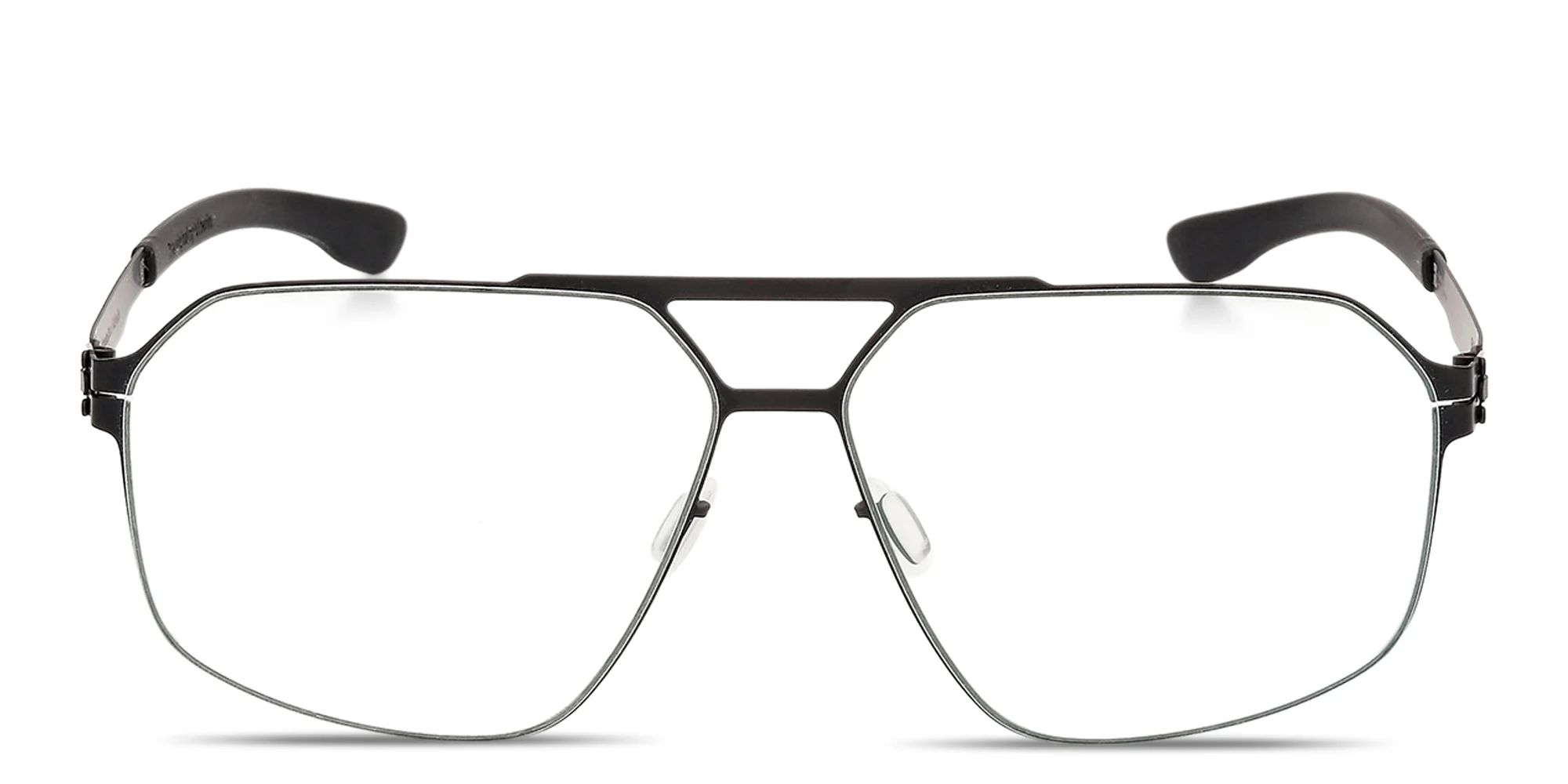 Shop ic! berlin MB 18 Aviator Eyeglasses in Matte Black online.