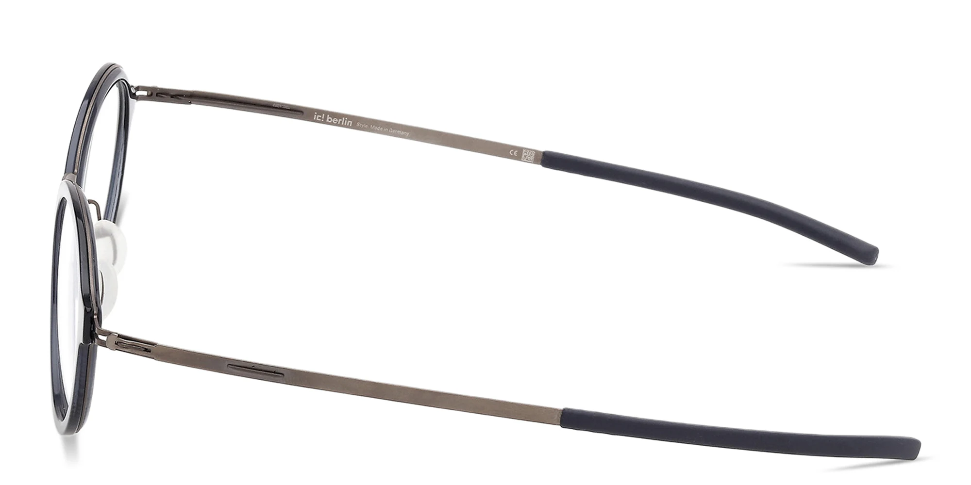 Shop ic! berlin Toki Unisex Round Eyeglasses in Blue online.