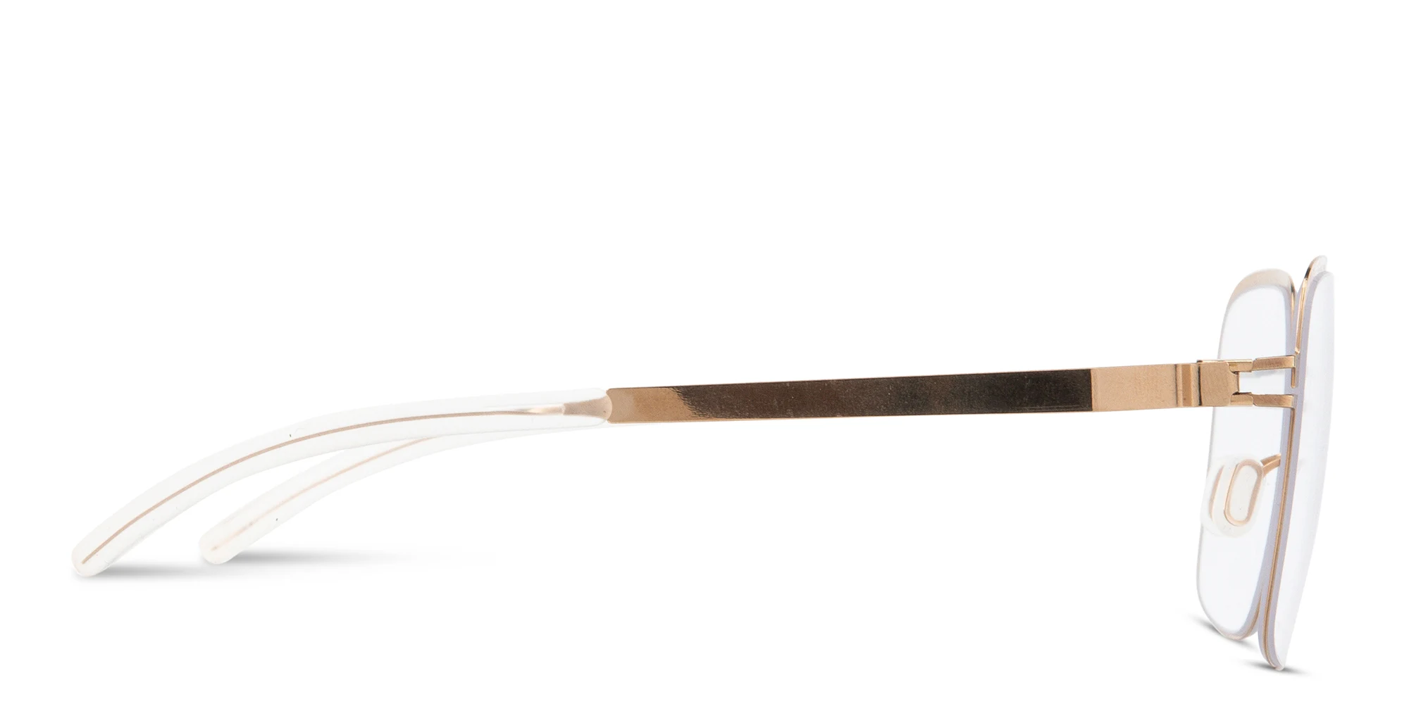 Shop MYKITA Meryl Unisex Square Eyeglasses in Gold online.