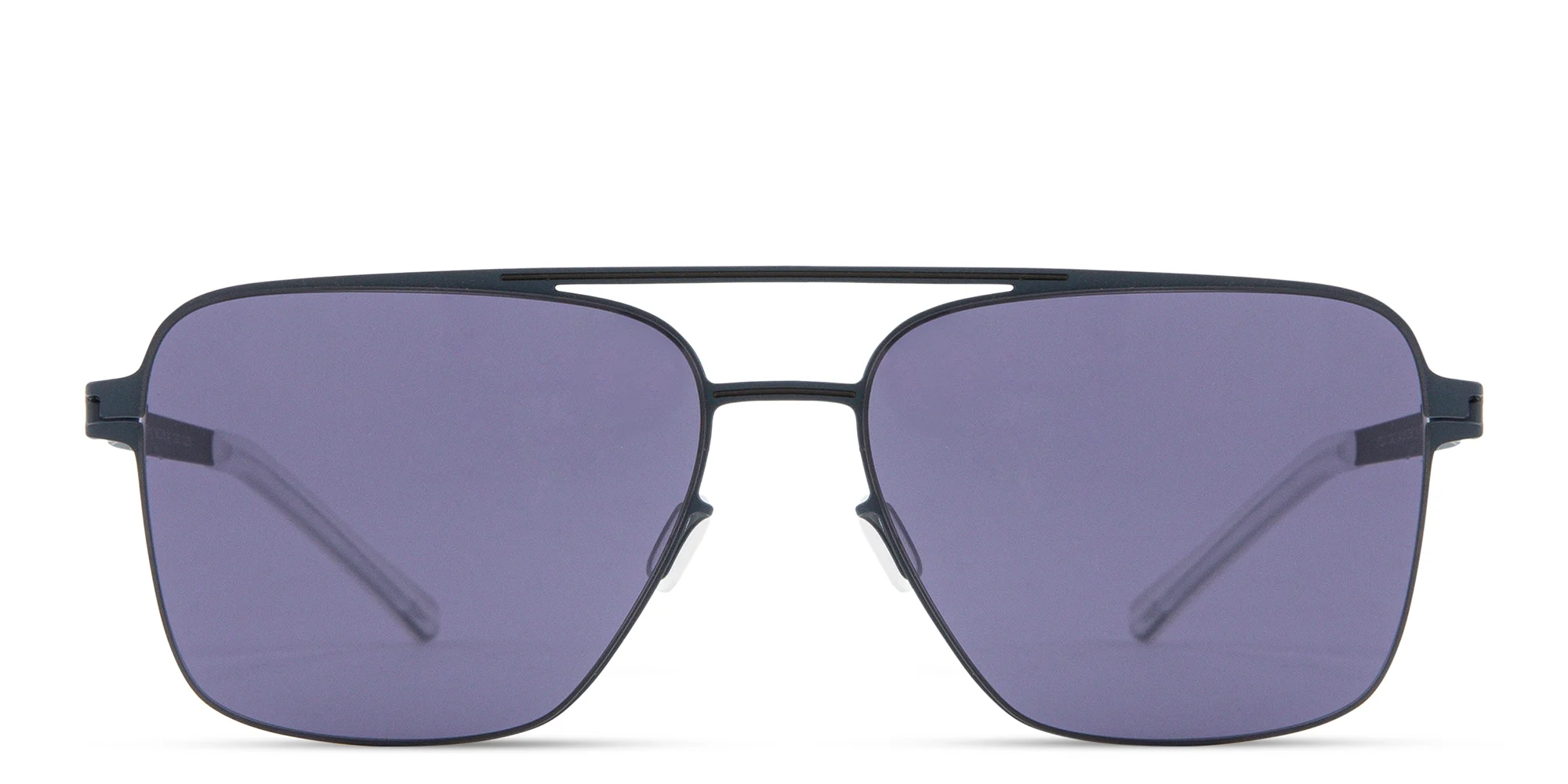 Shop MYKITA Bernie Unisex Aviator Sunglasses in Navy & Black online.