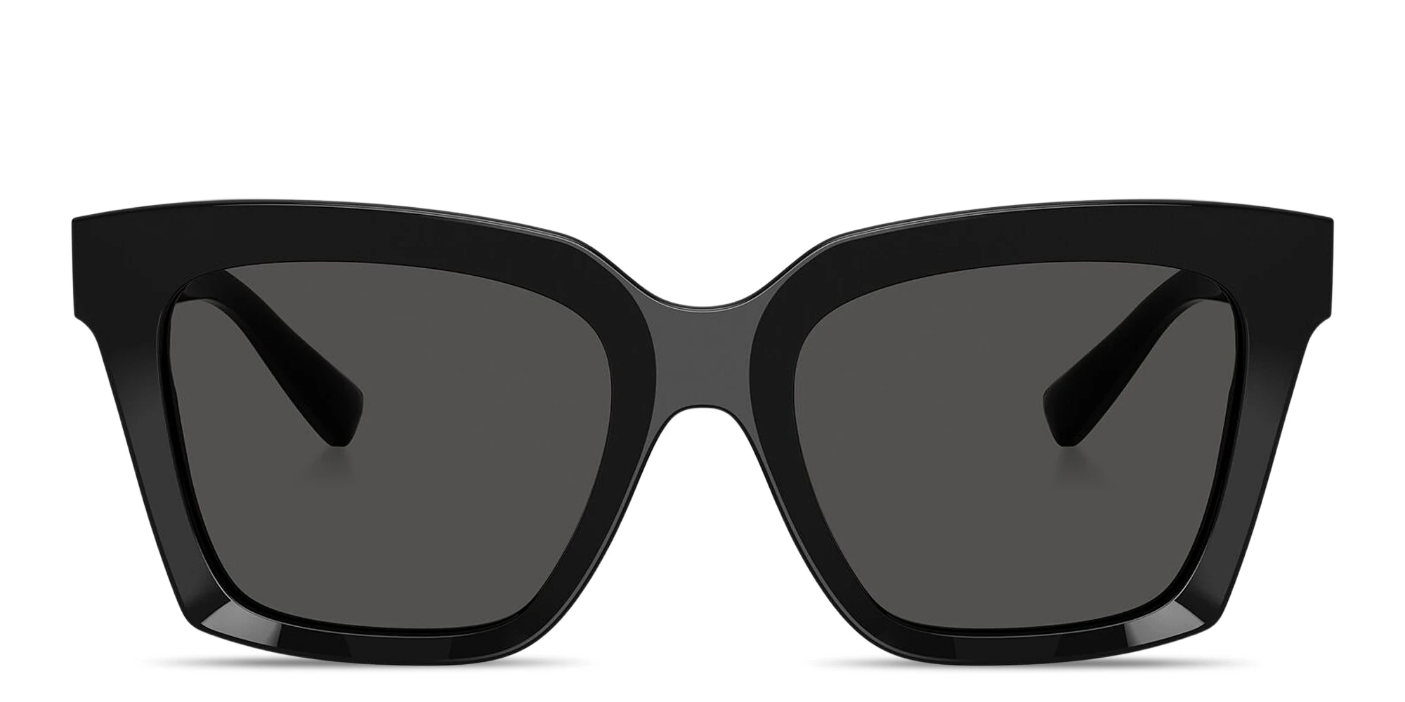 Shop Dolce & Gabbana Logo Signature Square Sunglasses in Black online.