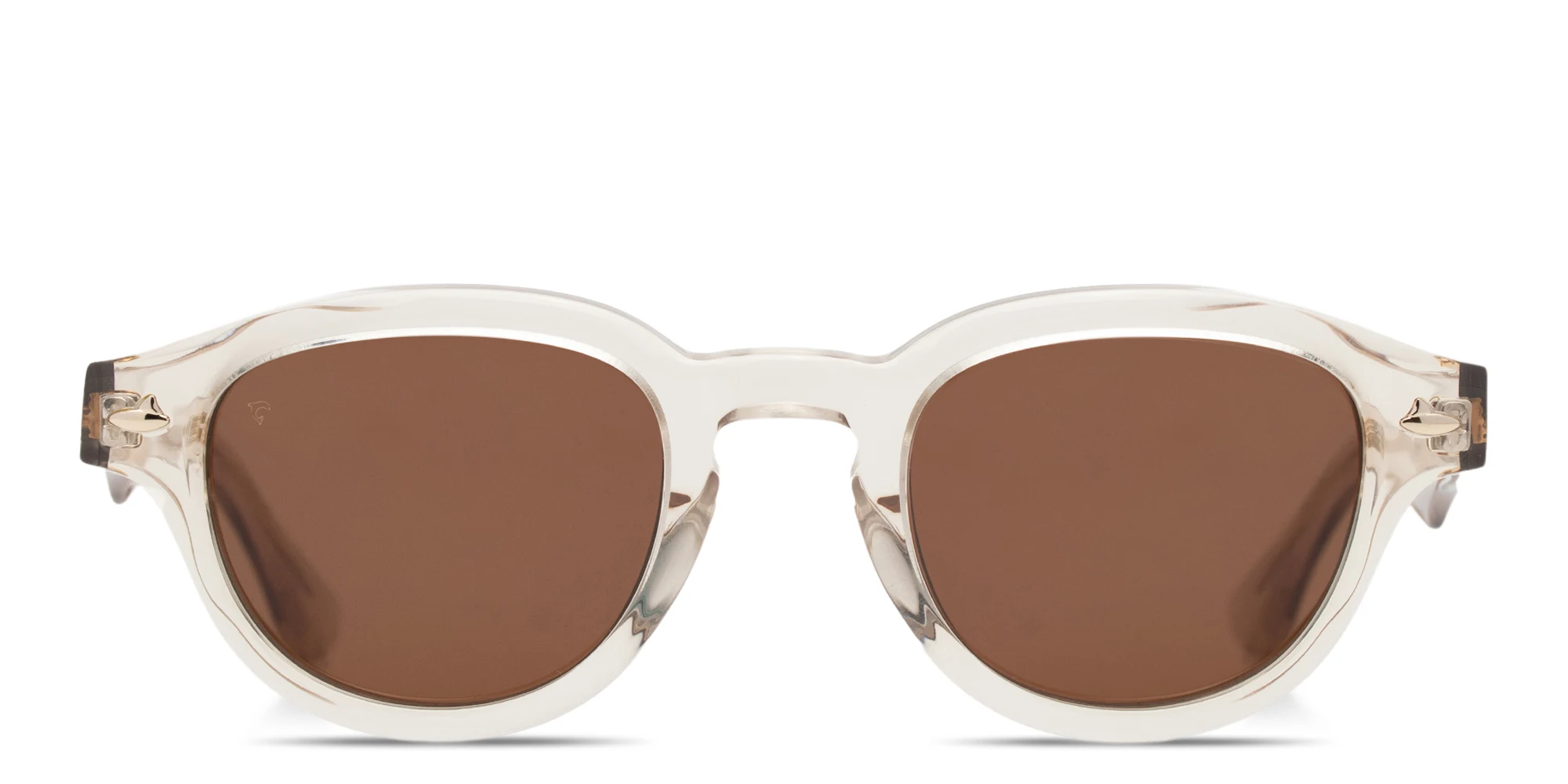 Shop SESTINI Sei E Mezzo Unisex Panthos Sunglasses in Crystal online.