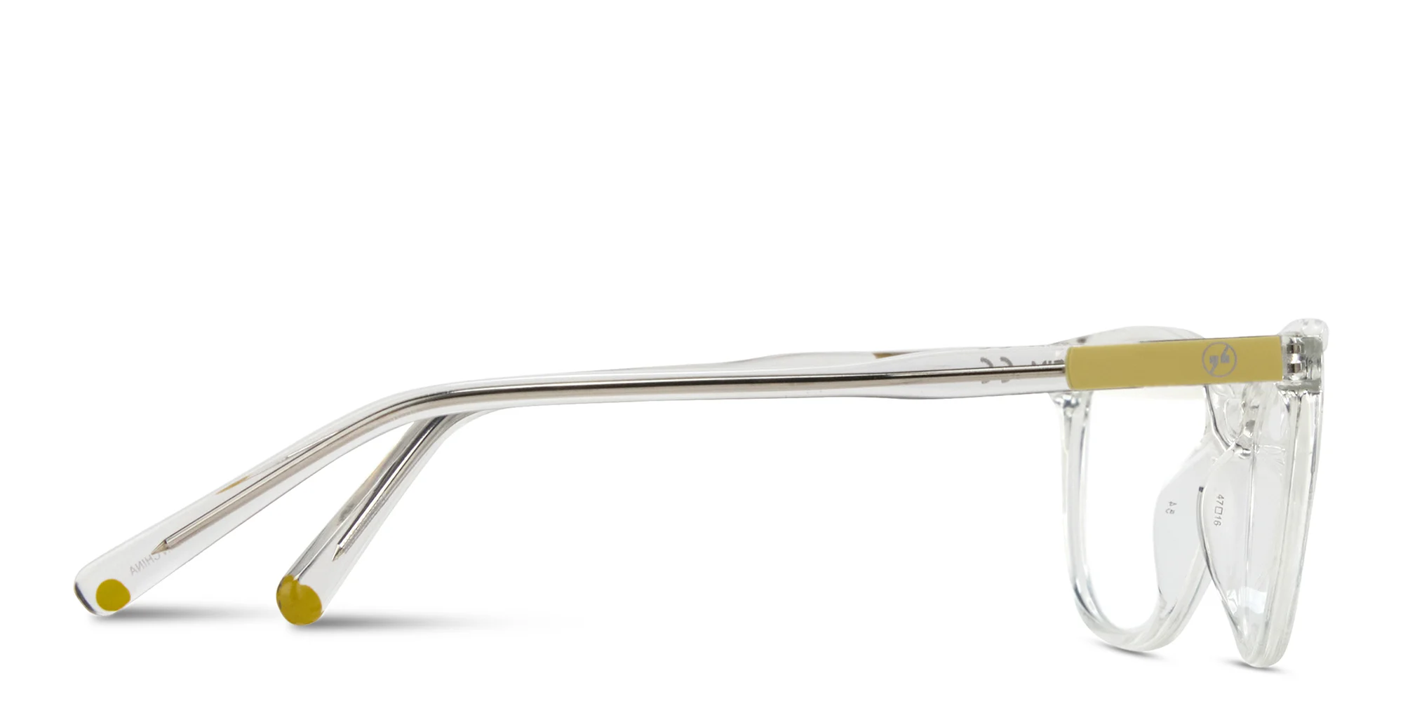 Shop EYE'M Logo Kids Cat-Eye Eyeglasses in Clear online.