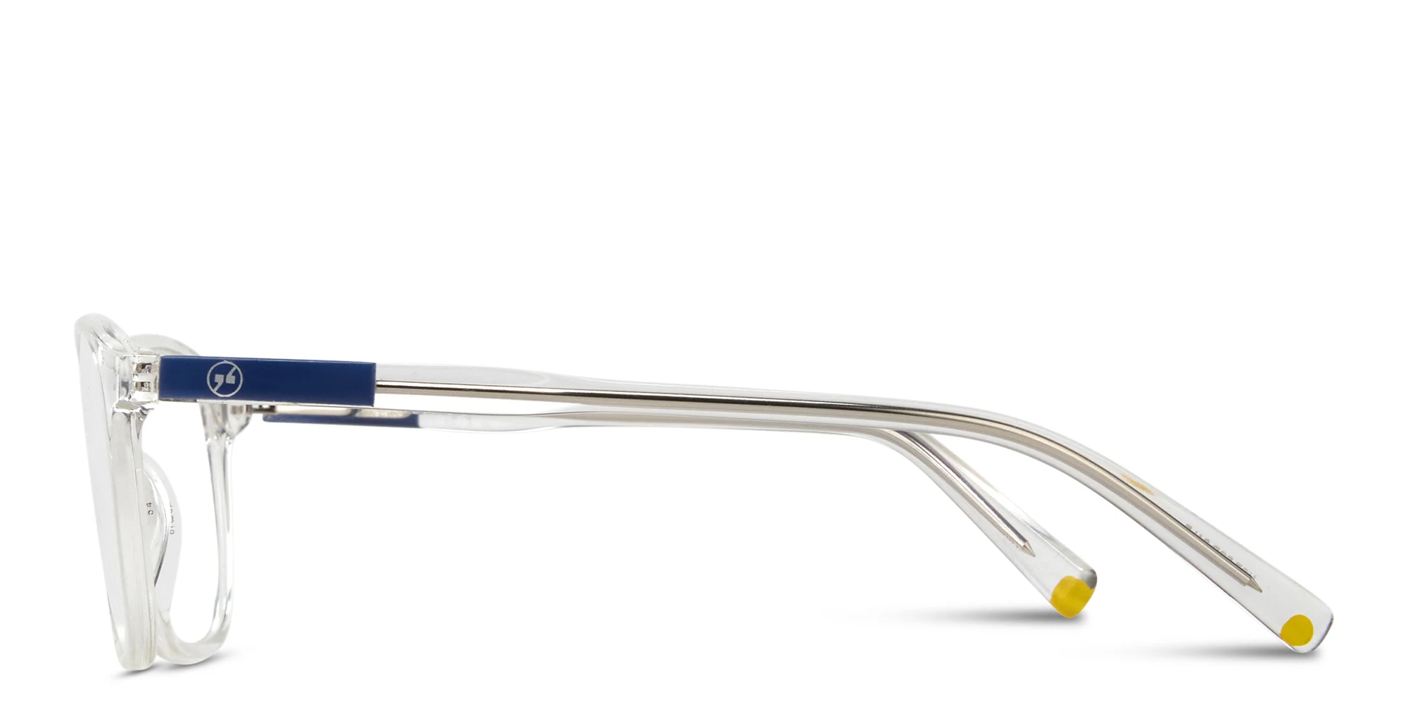 Shop EYE'M Logo Kids Round Eyeglasses in Clear online.