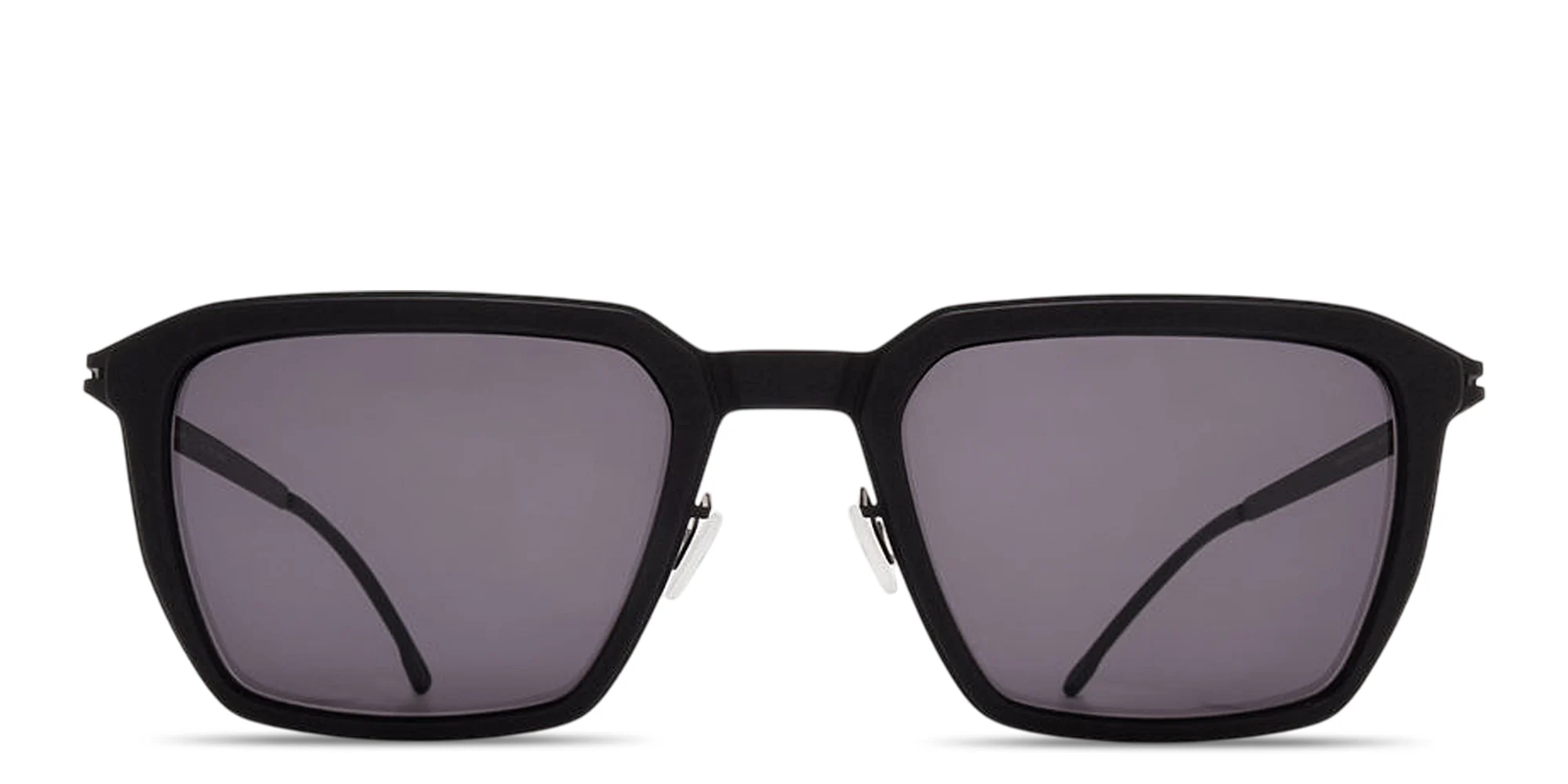 Shop MYKITA Embers Square Sunglasses in Black online.
