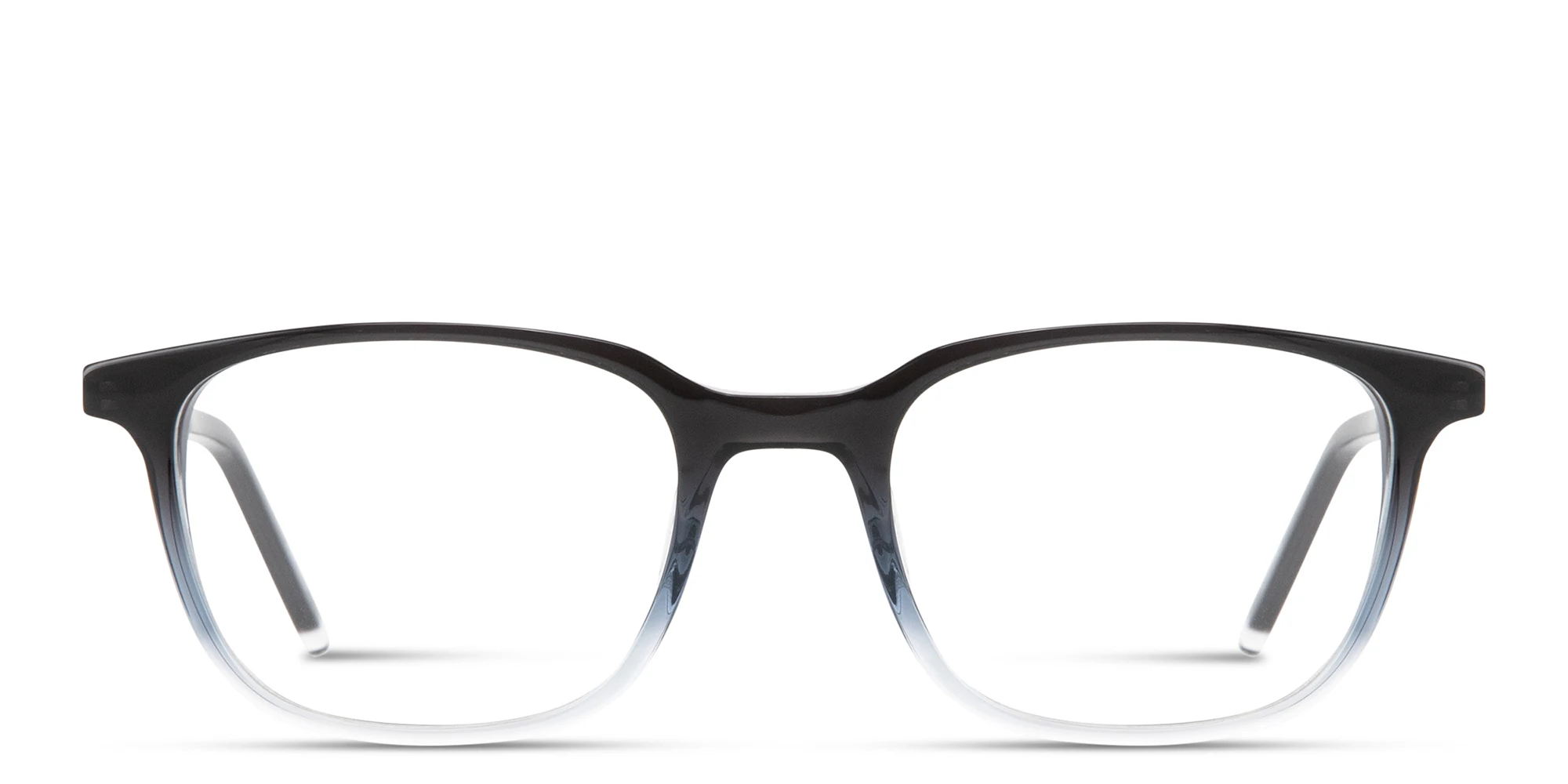Shop EYE'M Logo Signature Square Eyeglasses in Gradient Grey online.