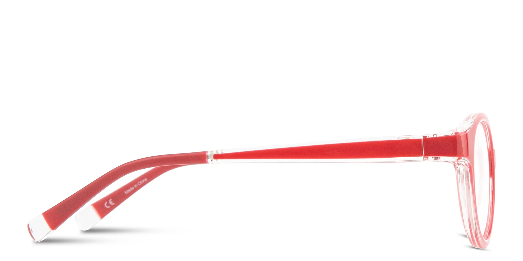 Shop SPIN ON8 Kids Panthos Eyeglasses in Transparent Red online.