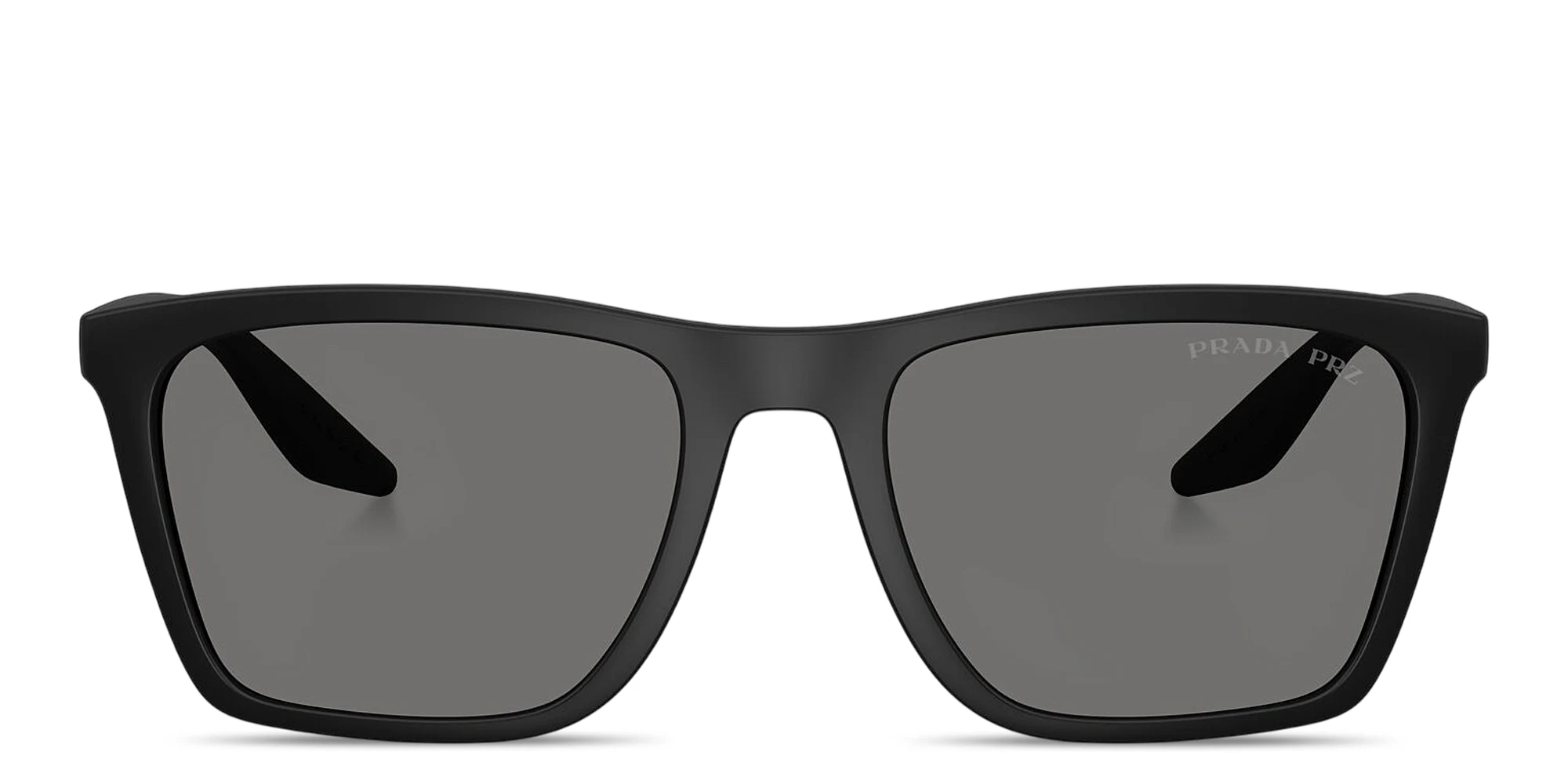 Shop Prada Linea Rossa Logo Signature Pillow Sunglasses in Matte Black online.