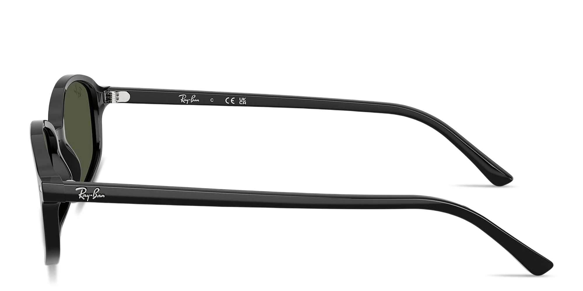 Shop Ray-Ban Sam Unisex Irregular Sunglasses in Black online.