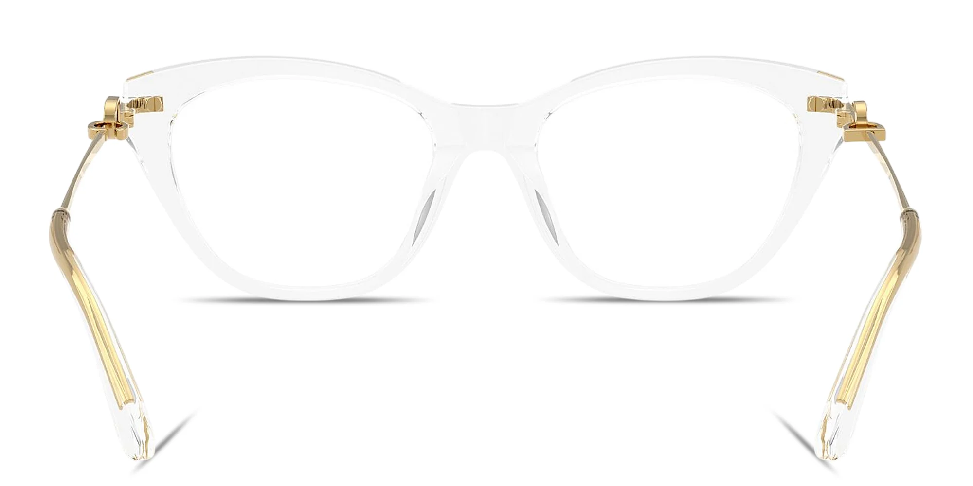 Shop Dolce & Gabbana DG Butterfly Eyeglasses in Crystal online.