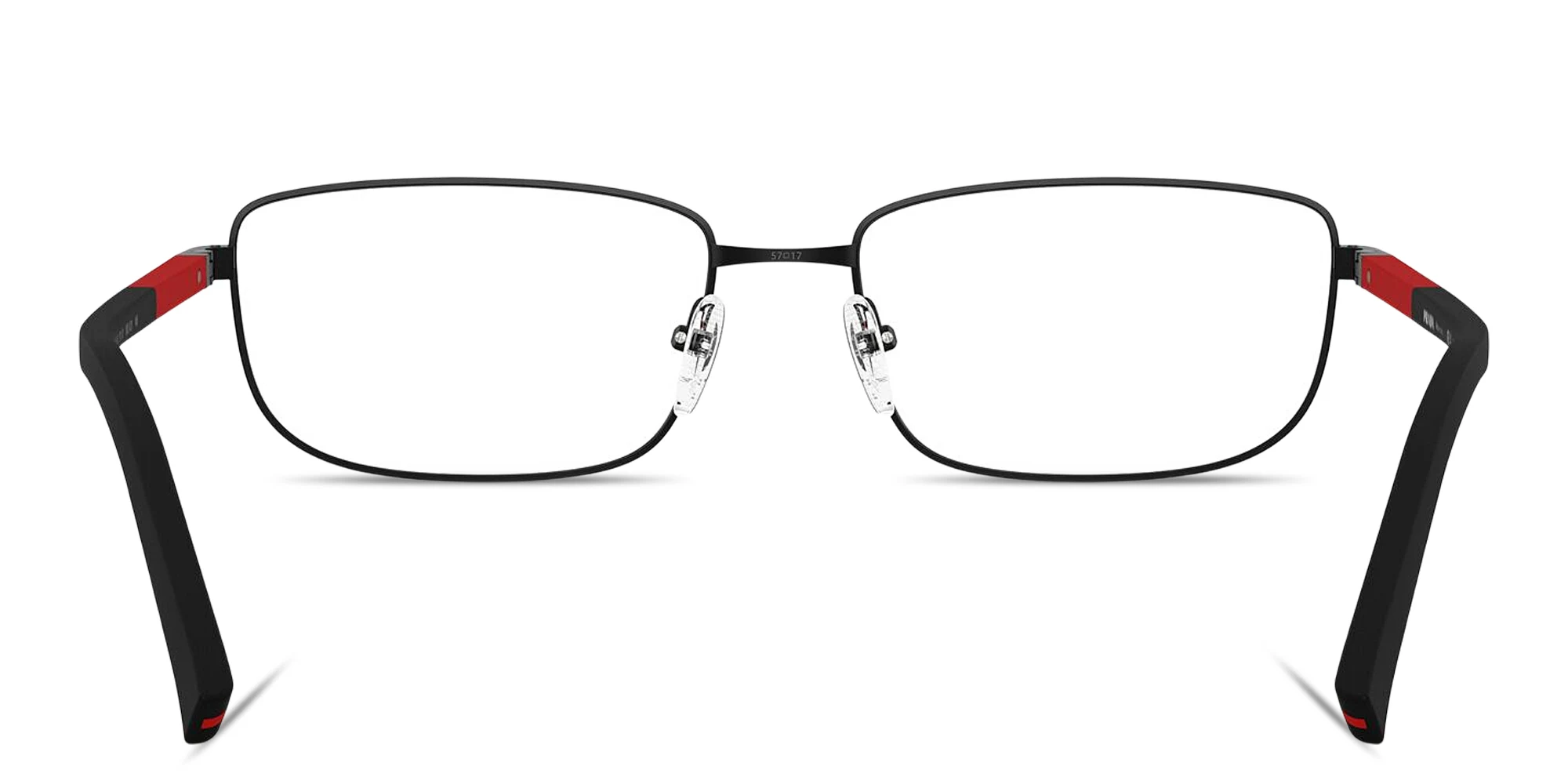 Shop Prada Linea Rossa Logo Signature Wide Pillow Eyeglasses in Matte Black online.