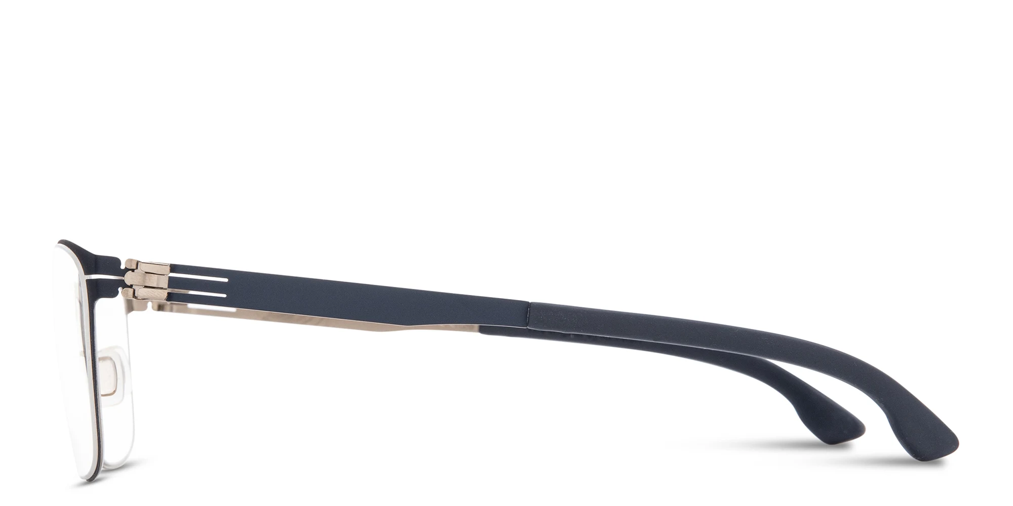 Shop ic! berlin Tilmann Unisex Square Eyeglasses in Gold online.