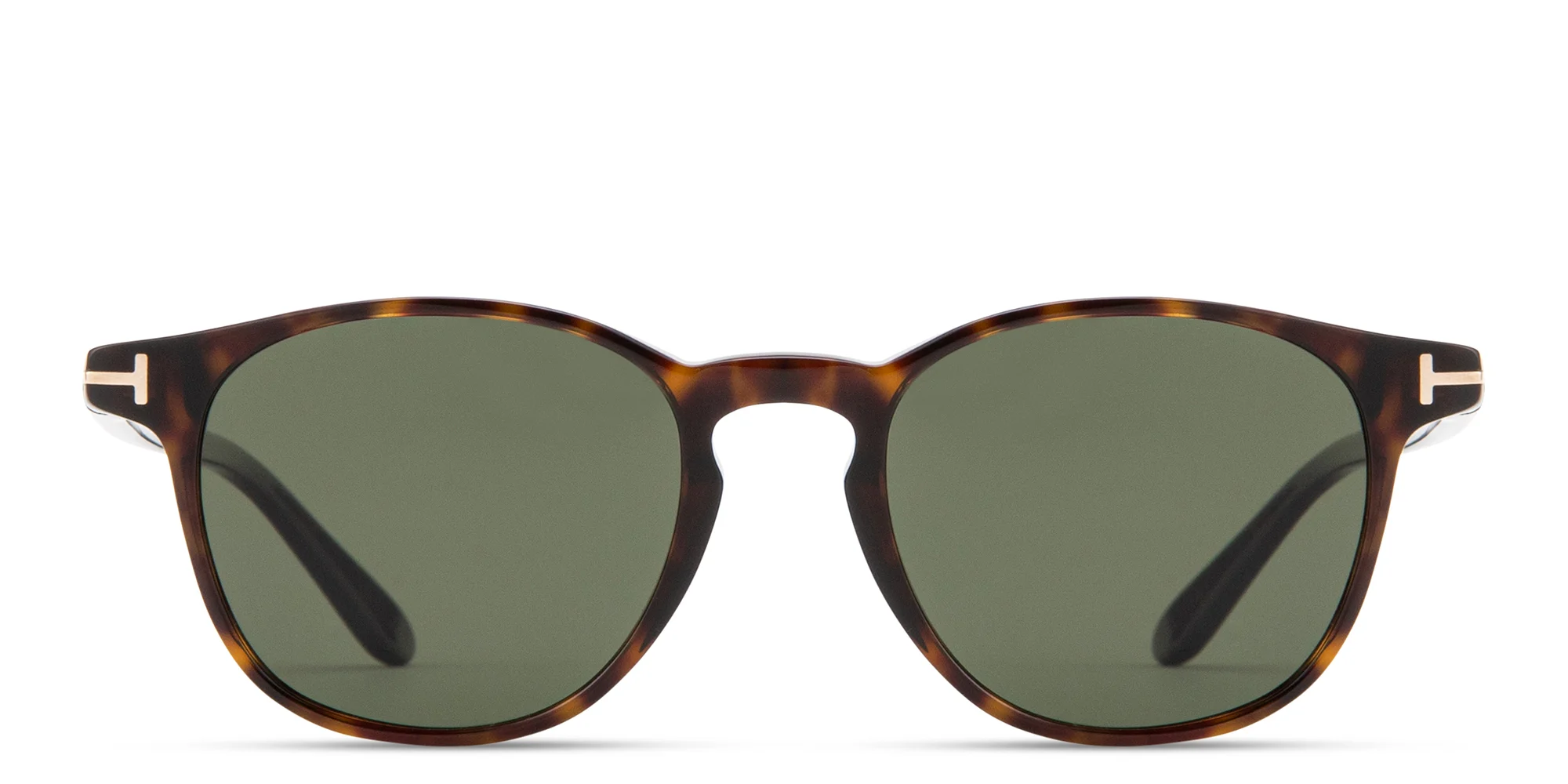 Shop TOM FORD Holt Round Sunglasses in Havana online.