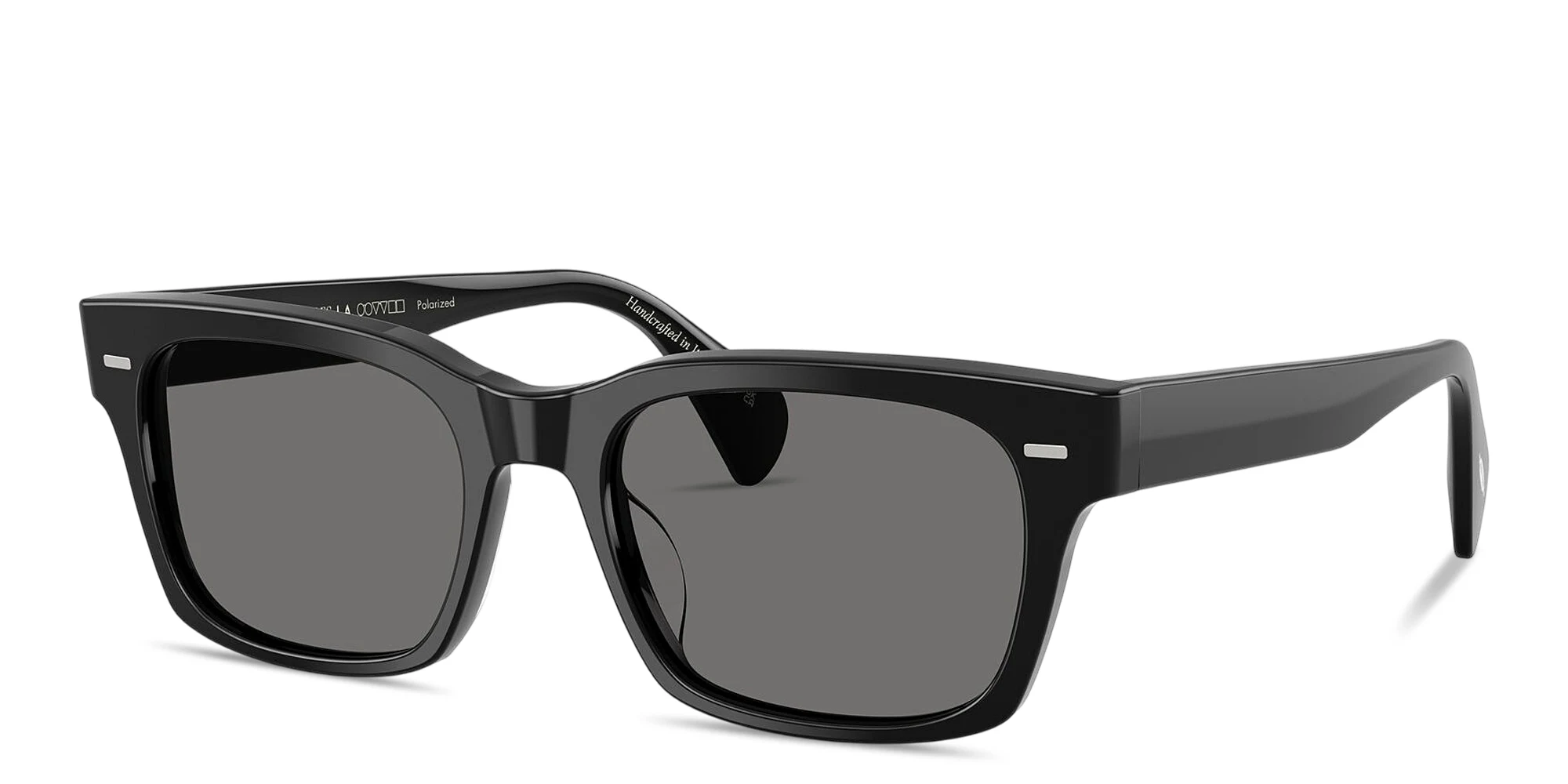 Shop OLIVER PEOPLES Ryce Sun Unisex Square Sunglasses in Black online.