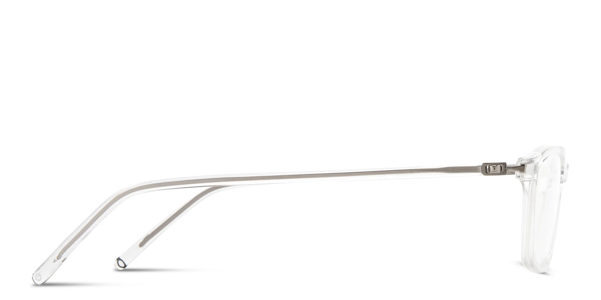 Shop MONOSTROM Rectangle Eyeglasses in Crystal online.