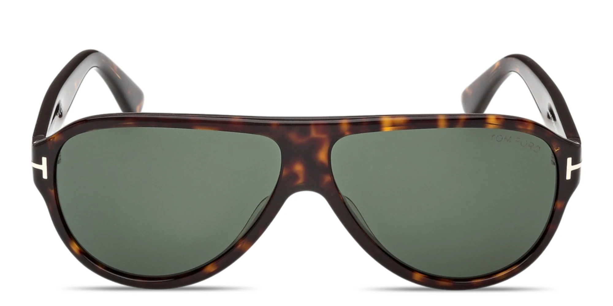 Shop TOM FORD Samuele Pilot Sunglasses in Dark Havana online.