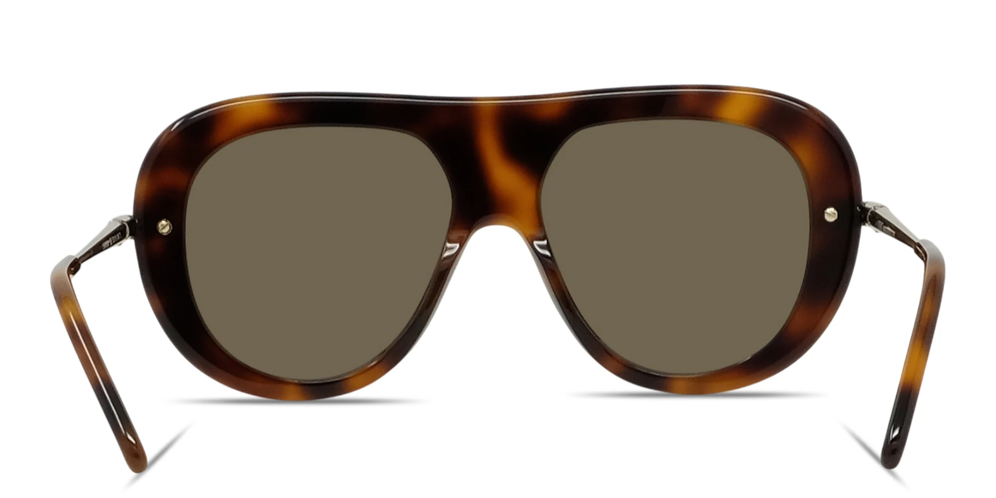 Shop LOEWE Slim Oversized Pilot Sunglasses in Havana Classic online.
