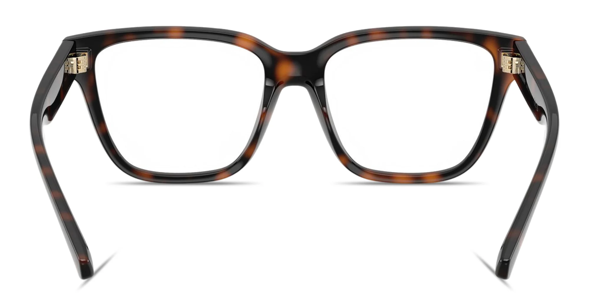 تسوق نظارات طبية مربّعة بتوقيع العلامة بربري بلون هافان داكن أونلاين.