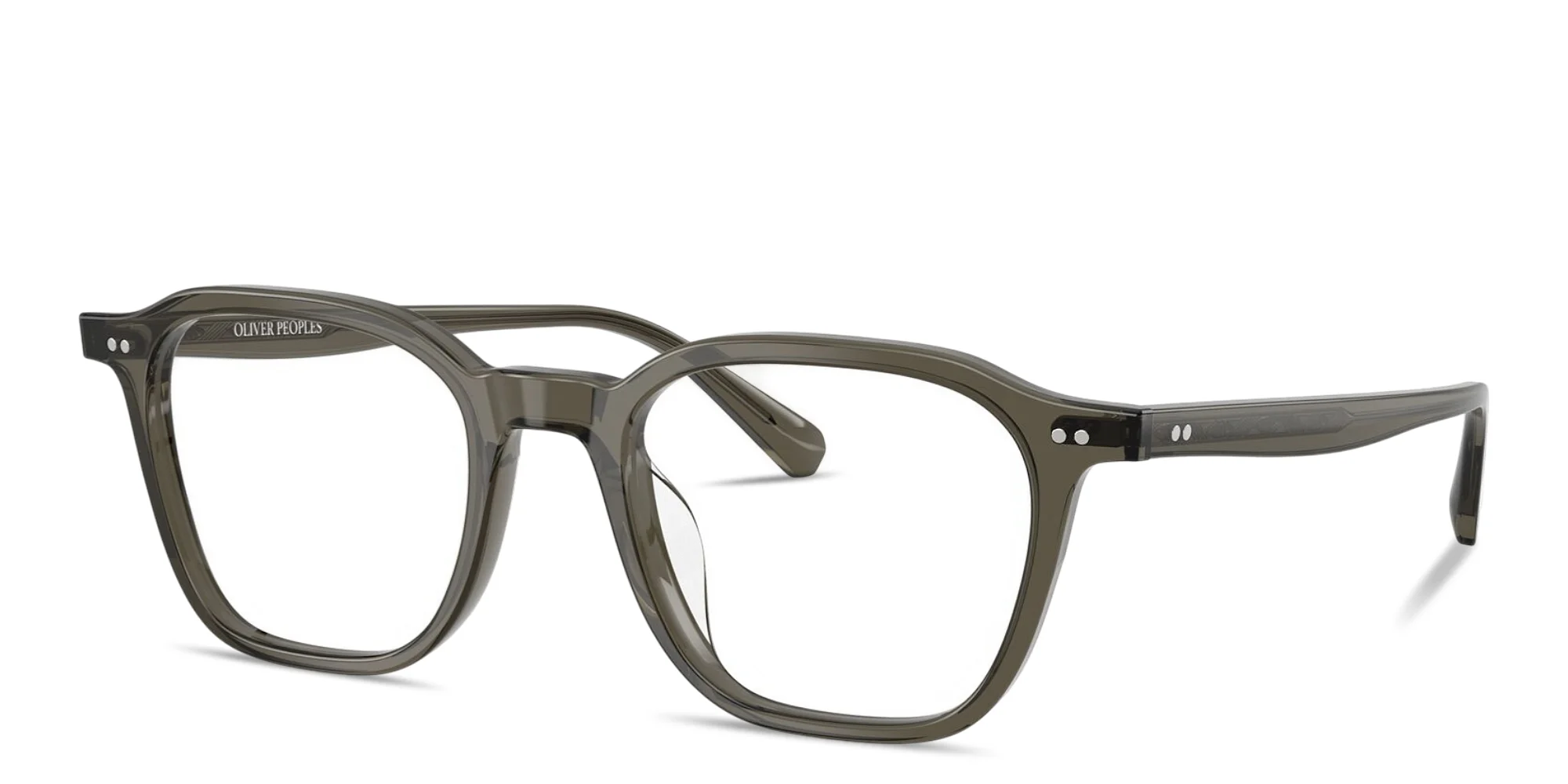 Shop OLIVER PEOPLES Arllett Unisex Square Eyeglasses in Inkwell online.