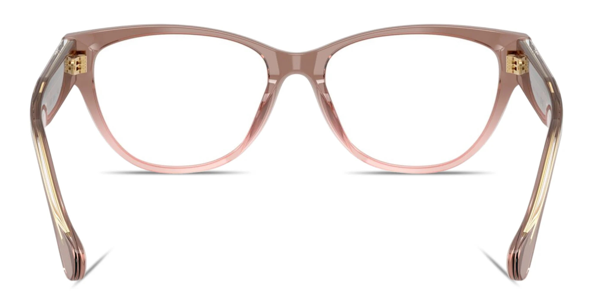 Shop VERSACE Medusa Cat-Eye Eyeglasses in Brown Spotted Blue online.