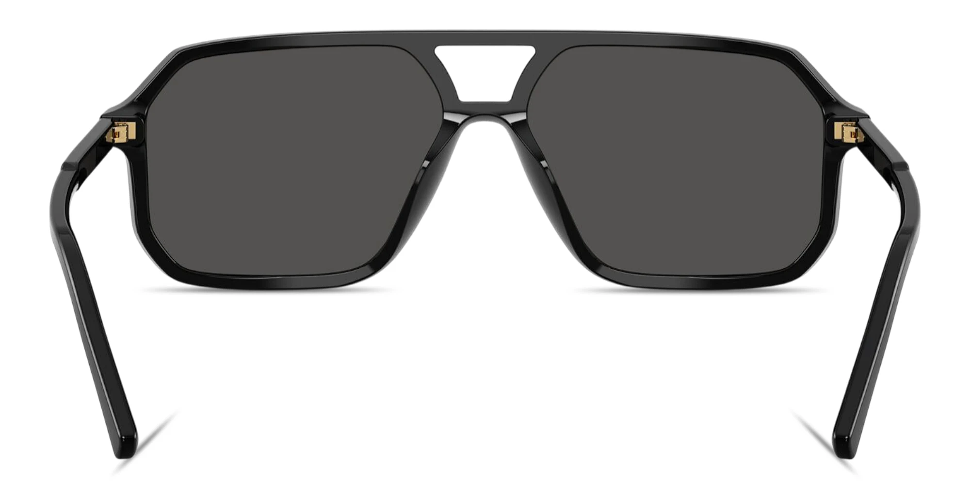 Shop Dolce & Gabbana Logo Signature Unisex Pilot Sunglasses in Black online.