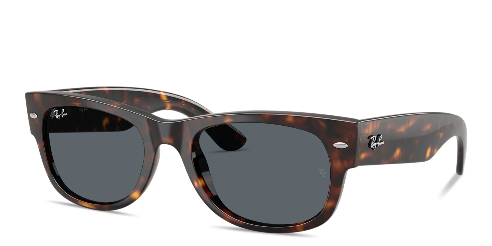 Shop Ray-Ban Mega Wayfarer II Unisex Square Sunglasses in Havana online.