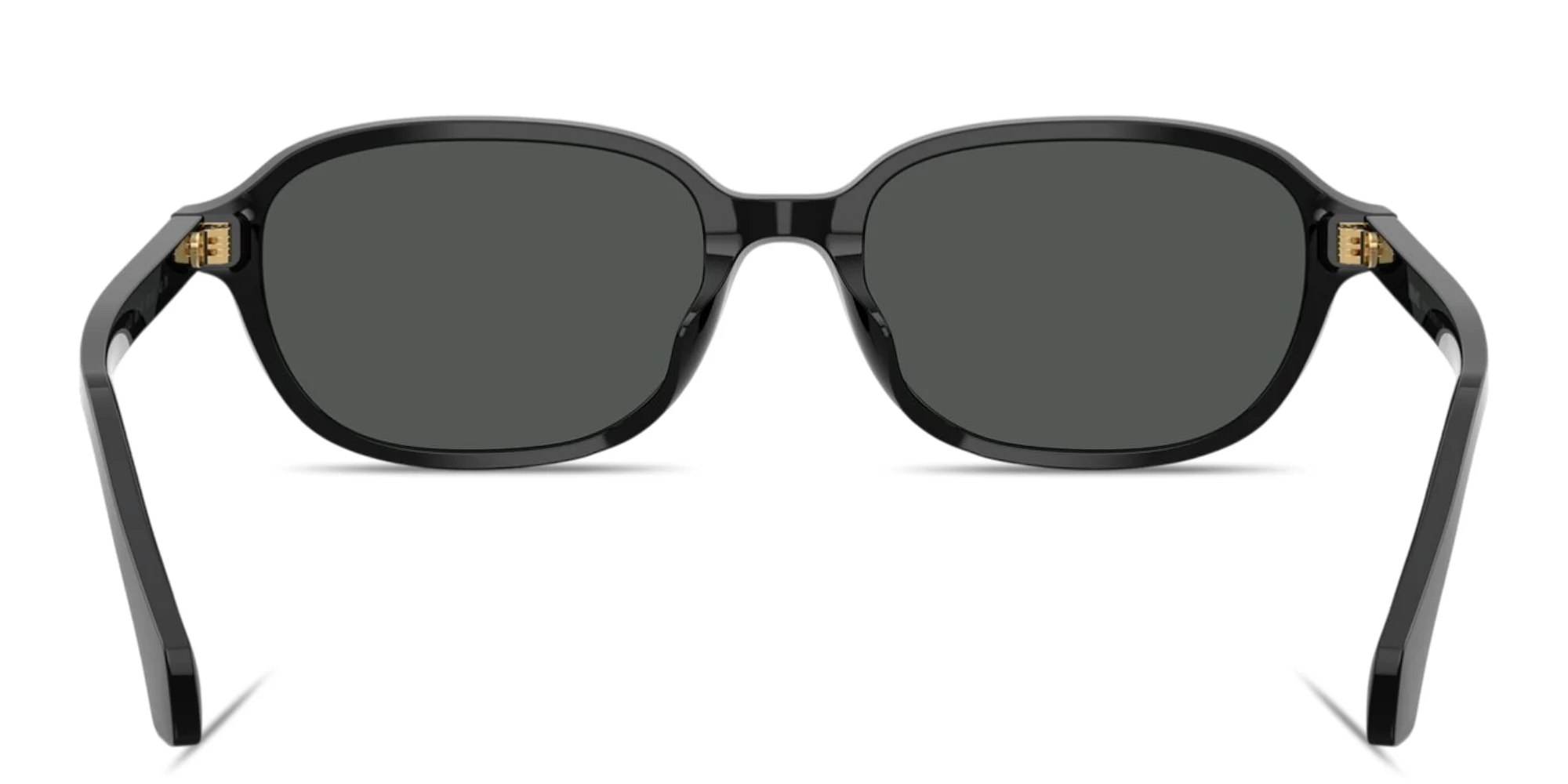 Shop VERSACE Medusa Pillow Sunglasses in Black online.
